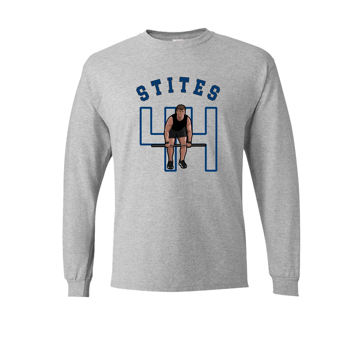 Long Sleeve Tee — Shirsey Arch in Grey
