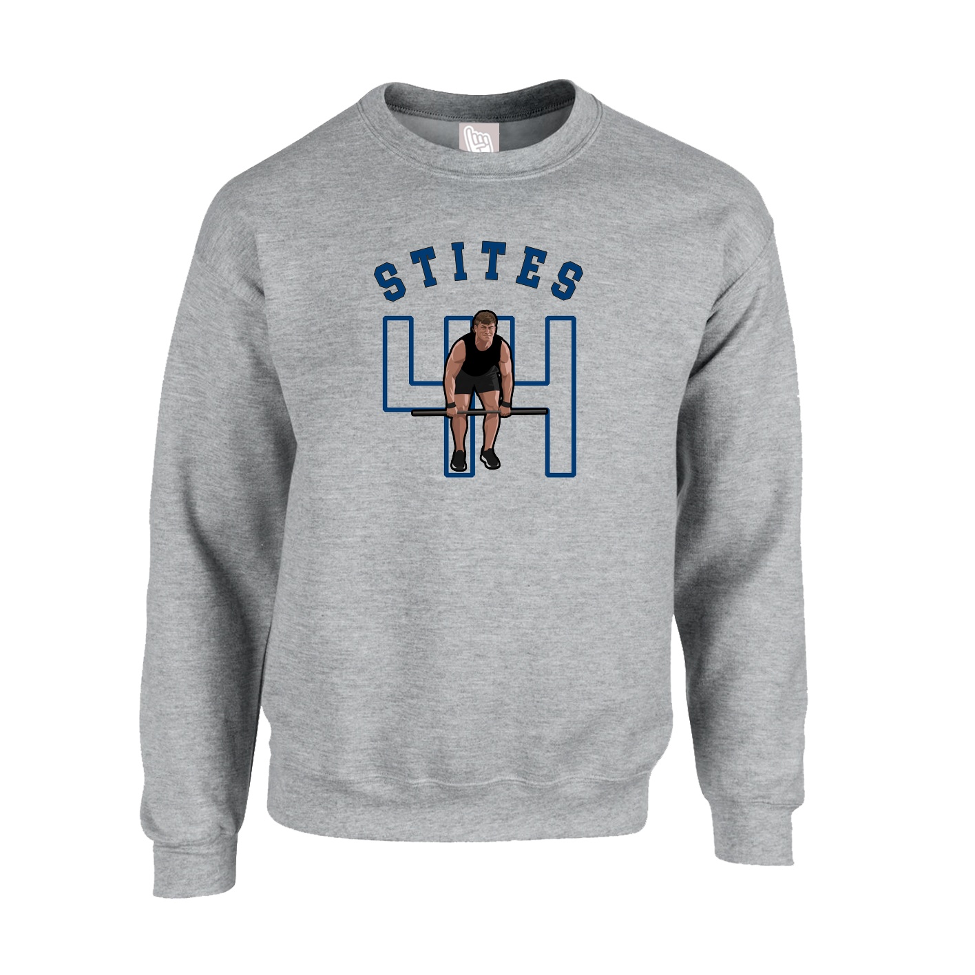 Fleece Crew — Shirsey Arch in Grey
