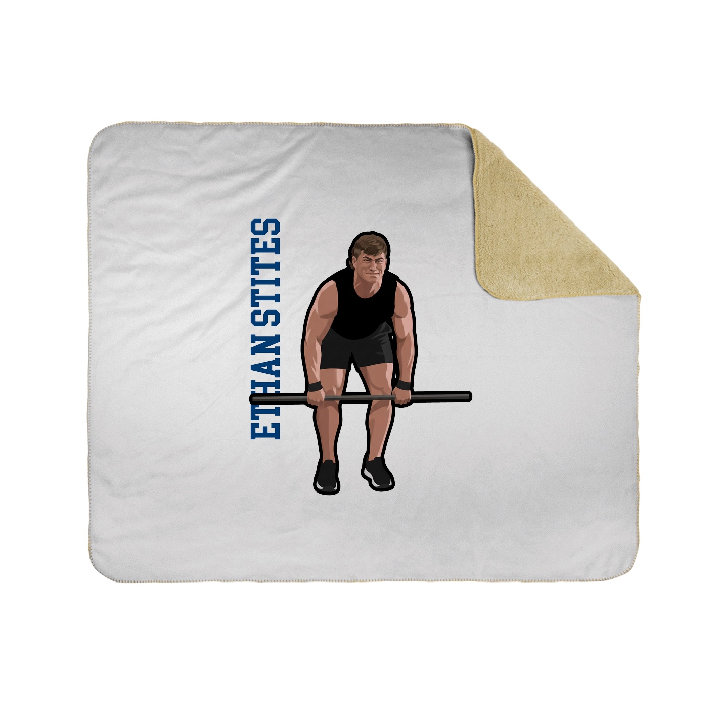 50x60 Sherpa Lined Throw Blanket