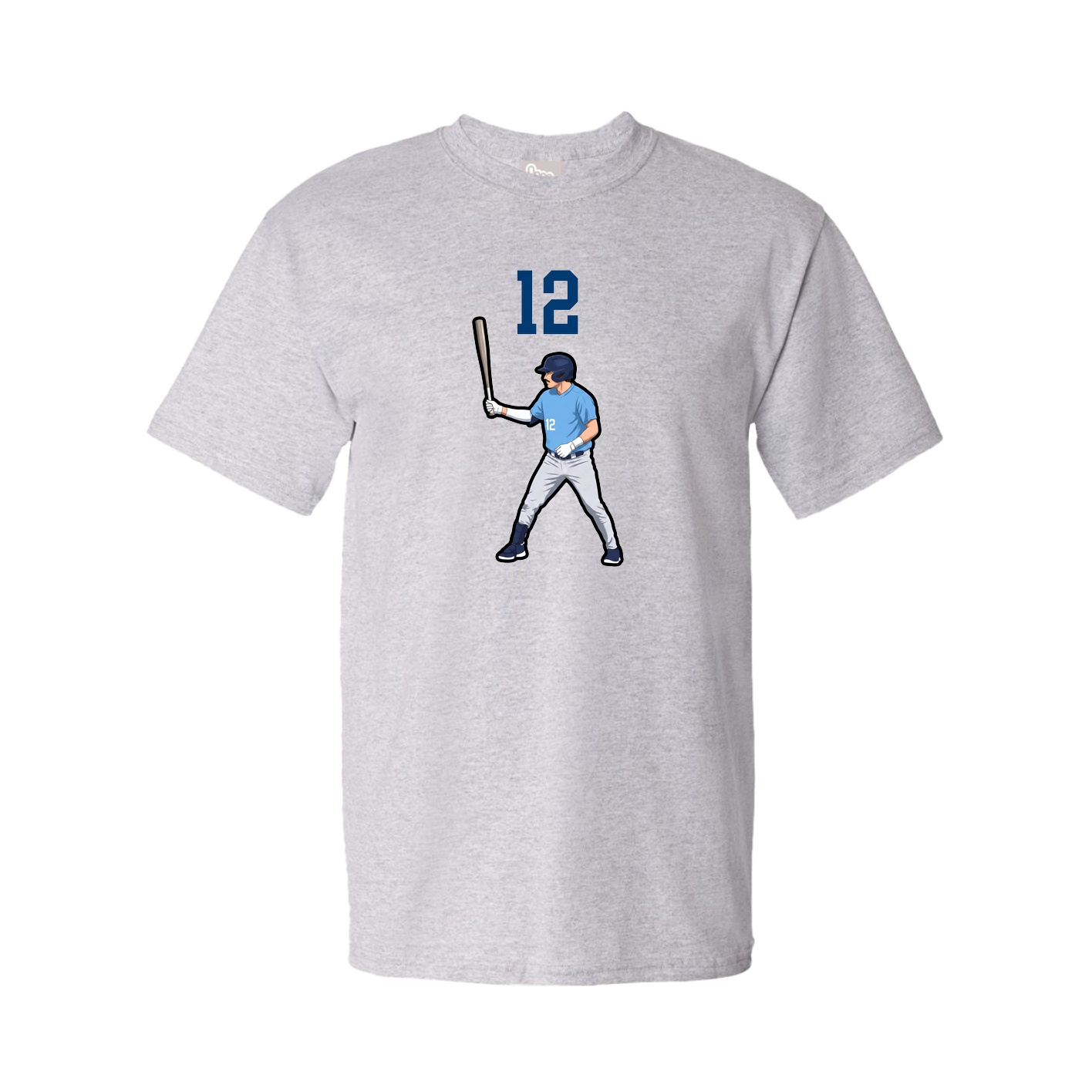 Tee — Number Top in Grey