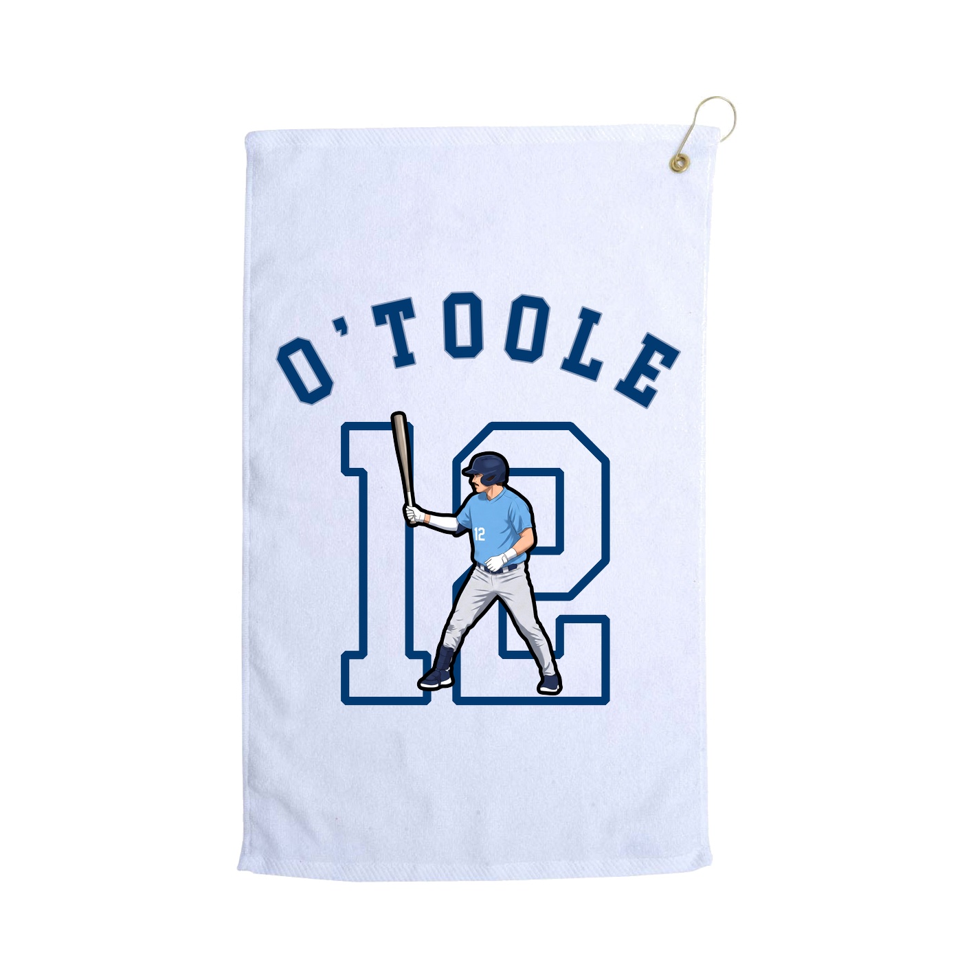 Golf Towel — Shirsey Arch in White