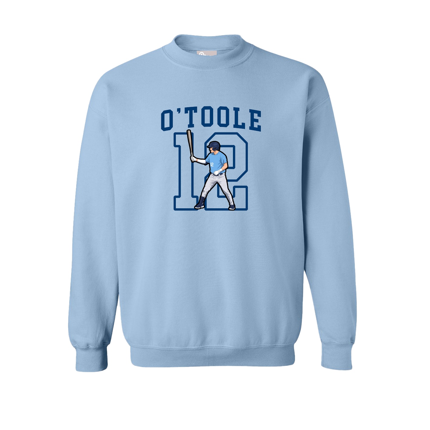 Fleece Crew — Shirsey in Light Blue