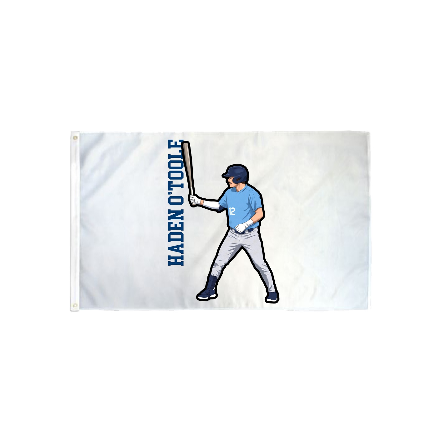 3x5 Flag — Name Vertical in Classic