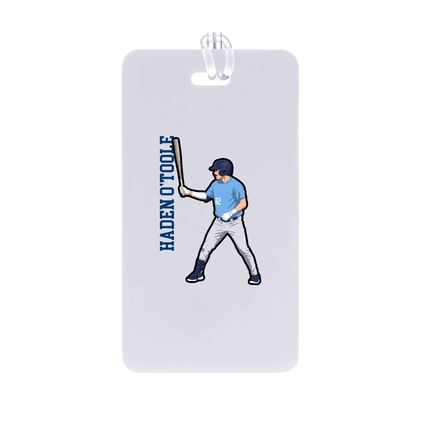 Bag Tag — Name Vertical in Classic