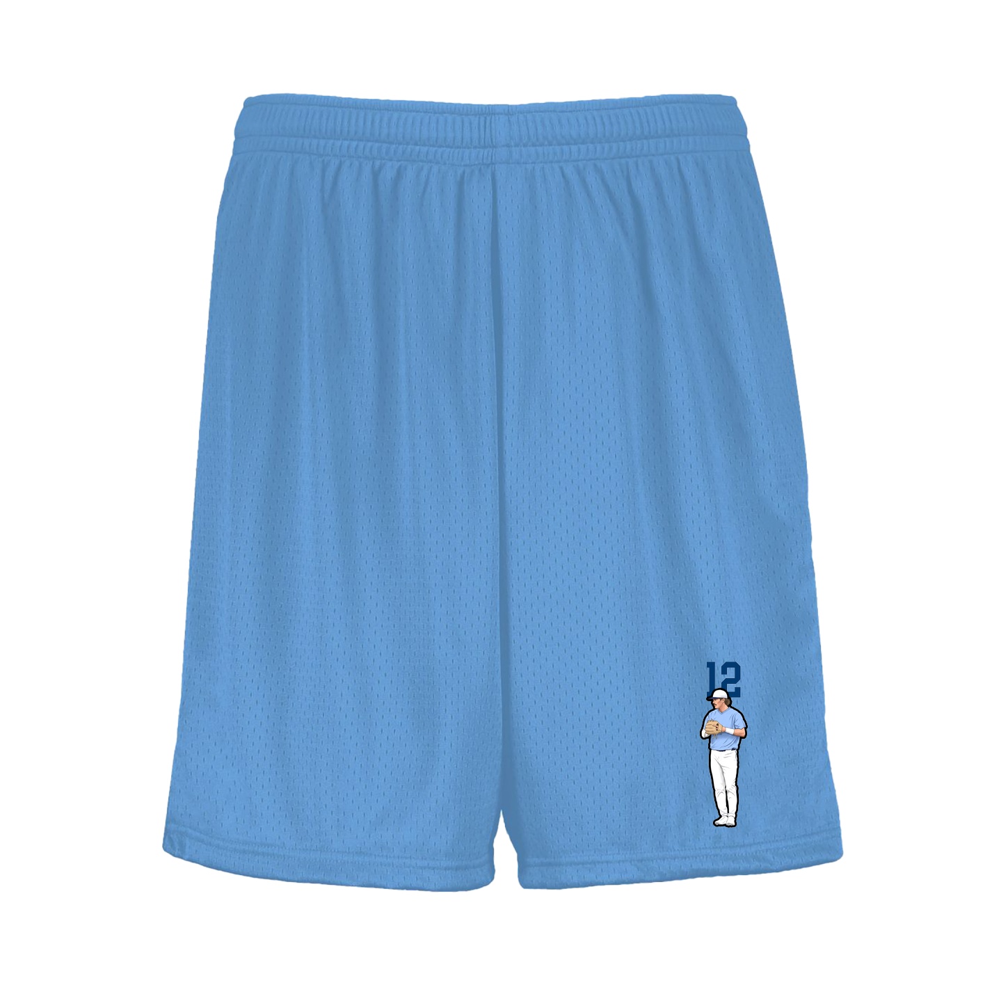 Shorts — Number Top in Light Blue