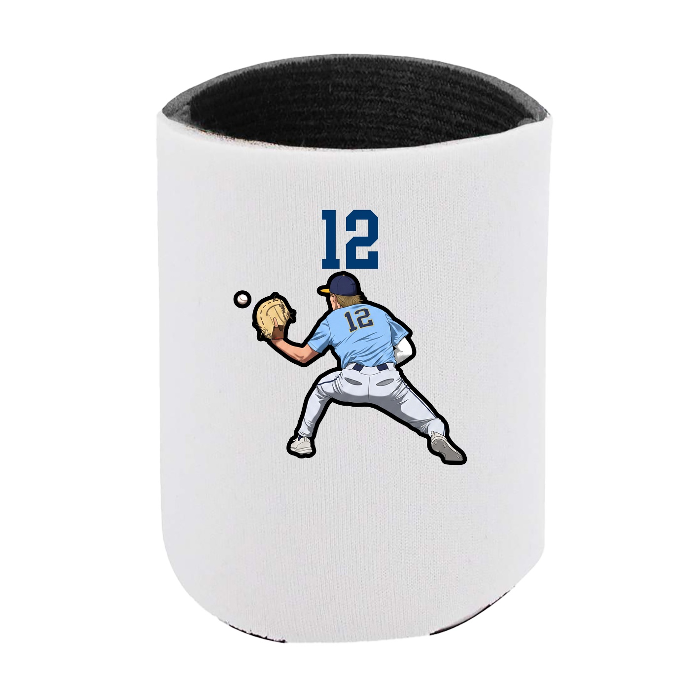 Can Holder — Number Top in White