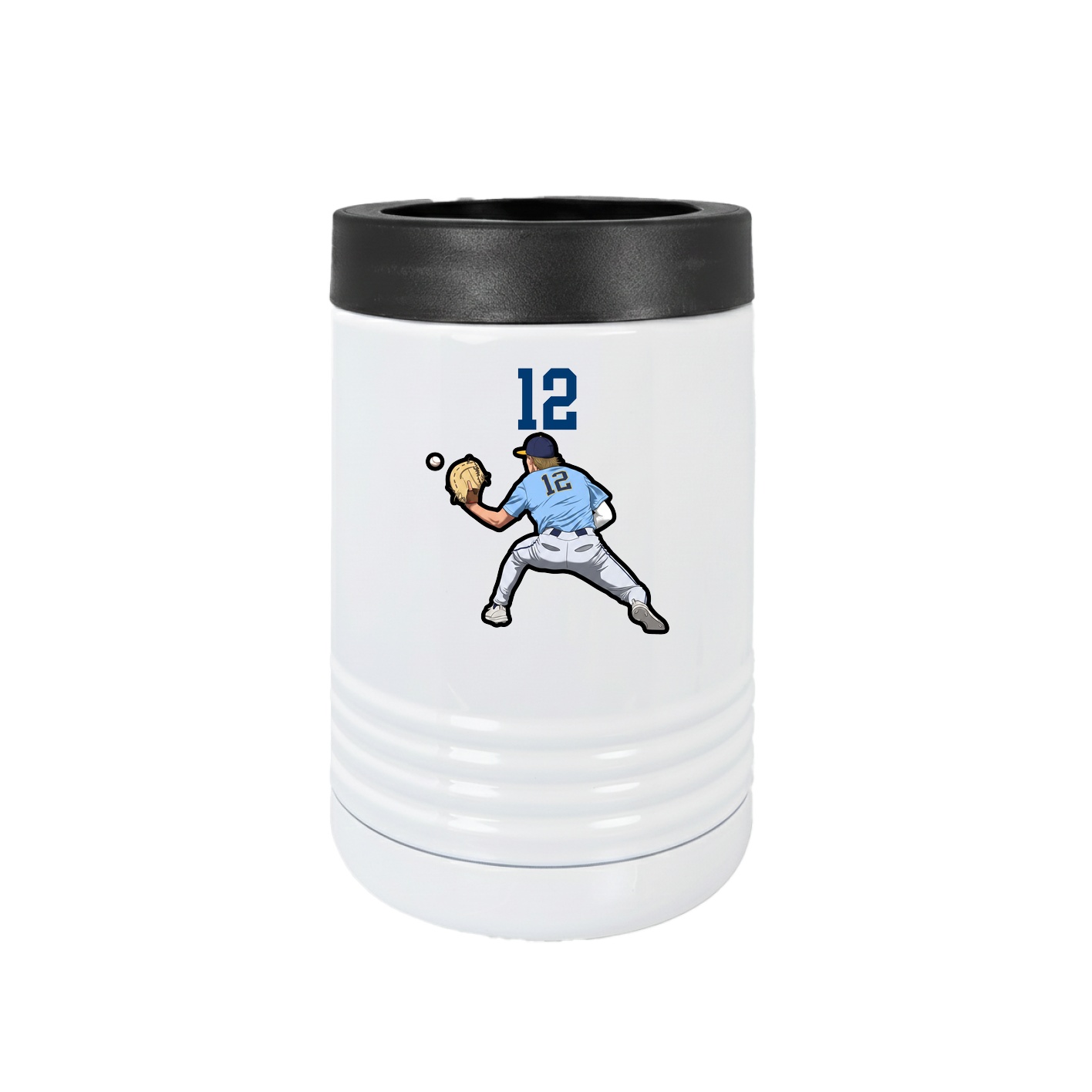 Beverage Holder — Number Top in White