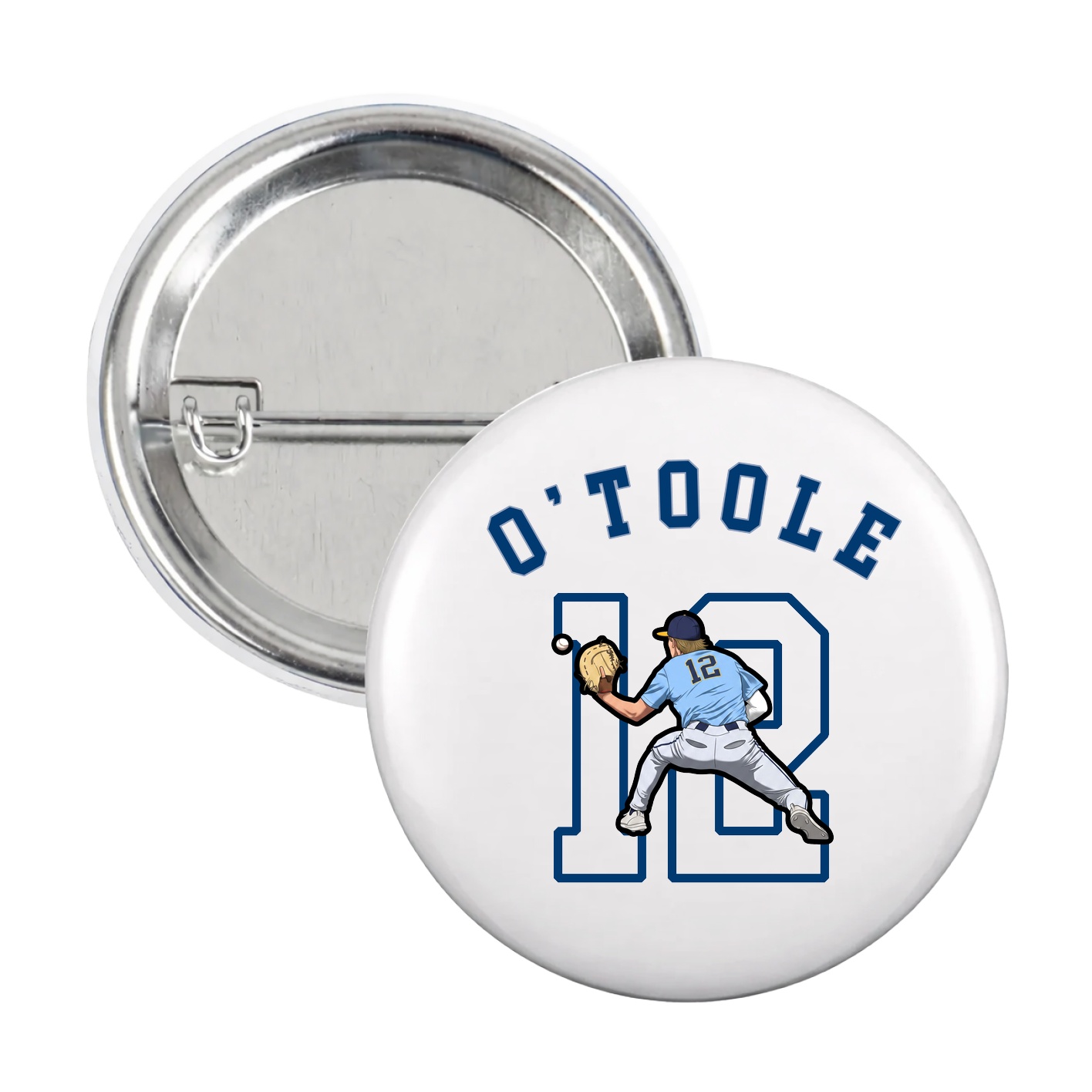 Game Day Button — Shirsey Arch in White