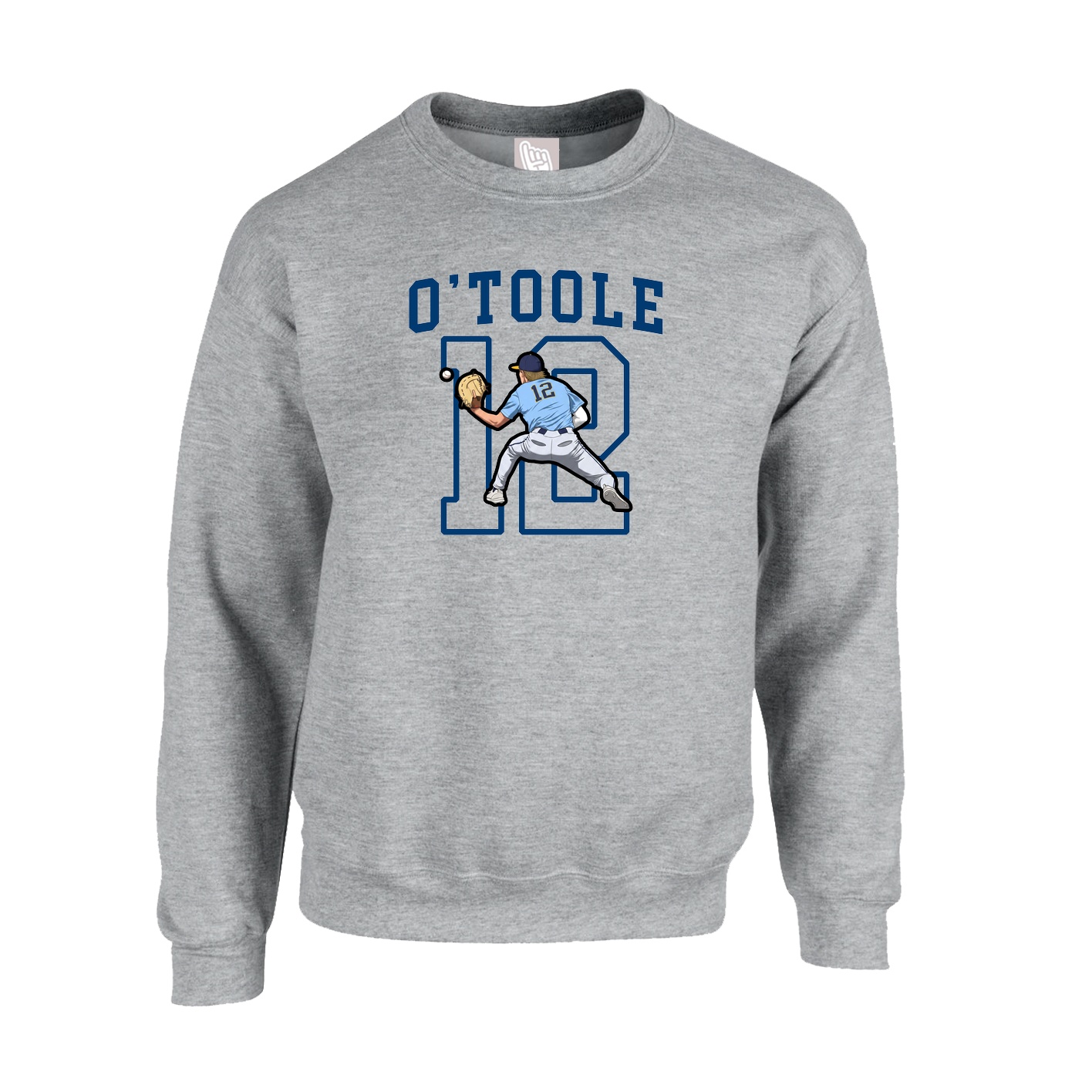 Fleece Crew — Shirsey in Grey