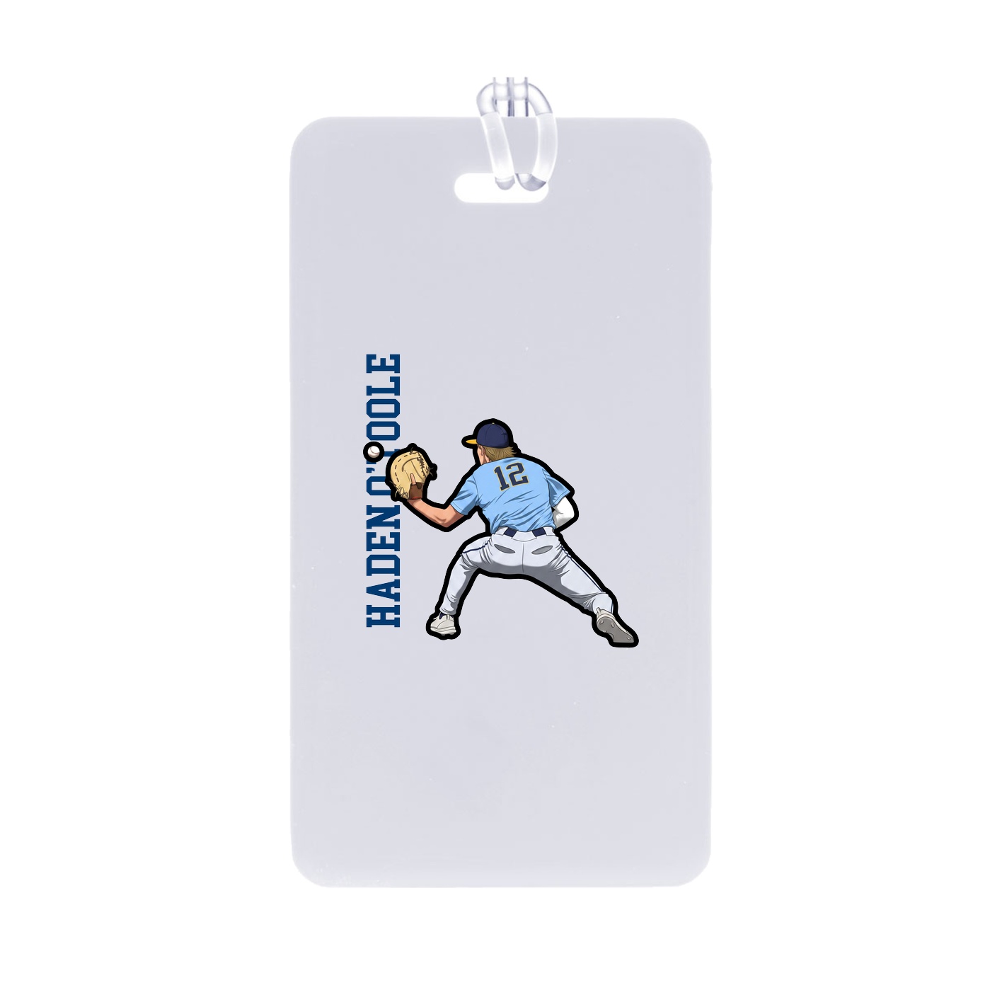 Bag Tag — Name Vertical in Classic