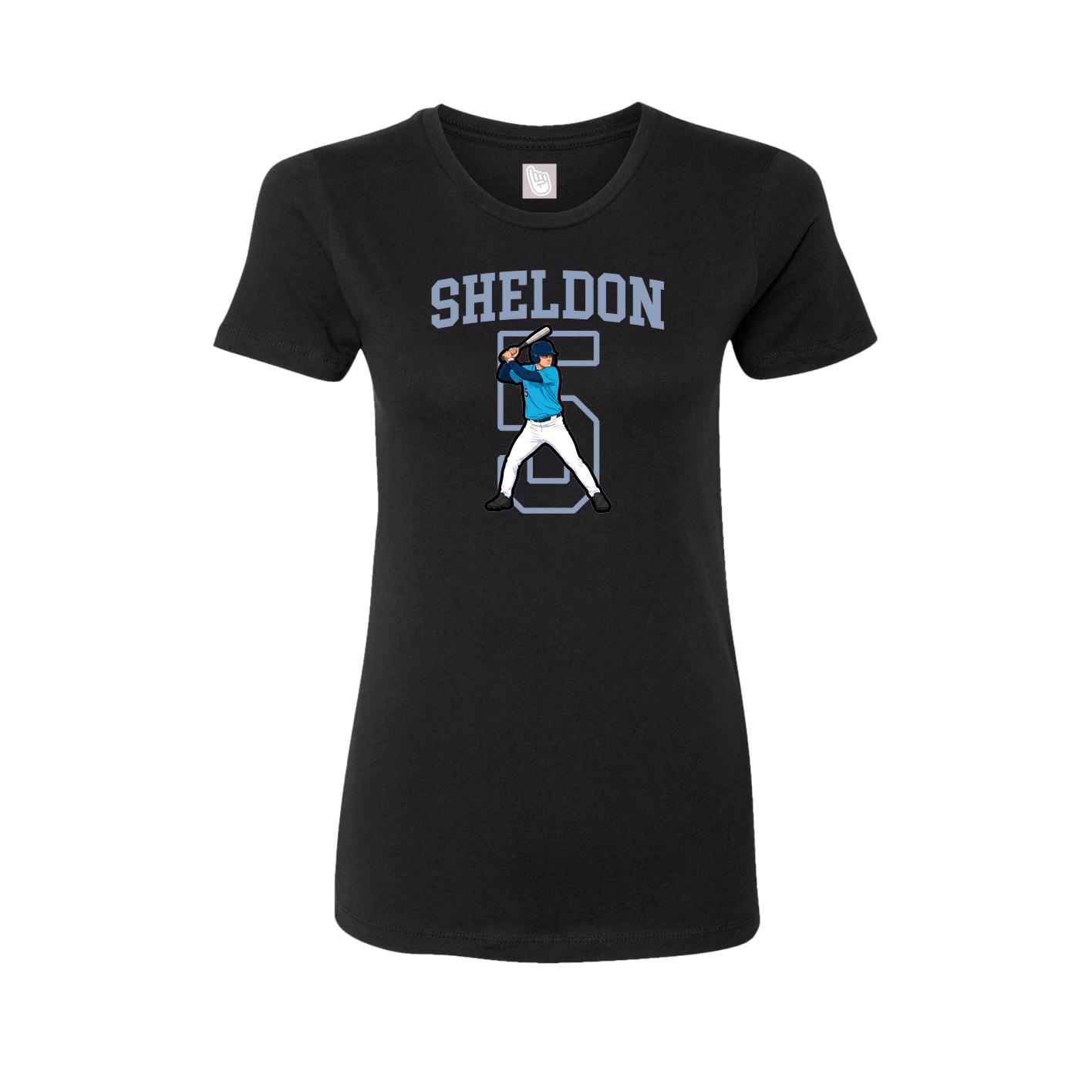 Fitted Women's Tee — Shirsey in Black