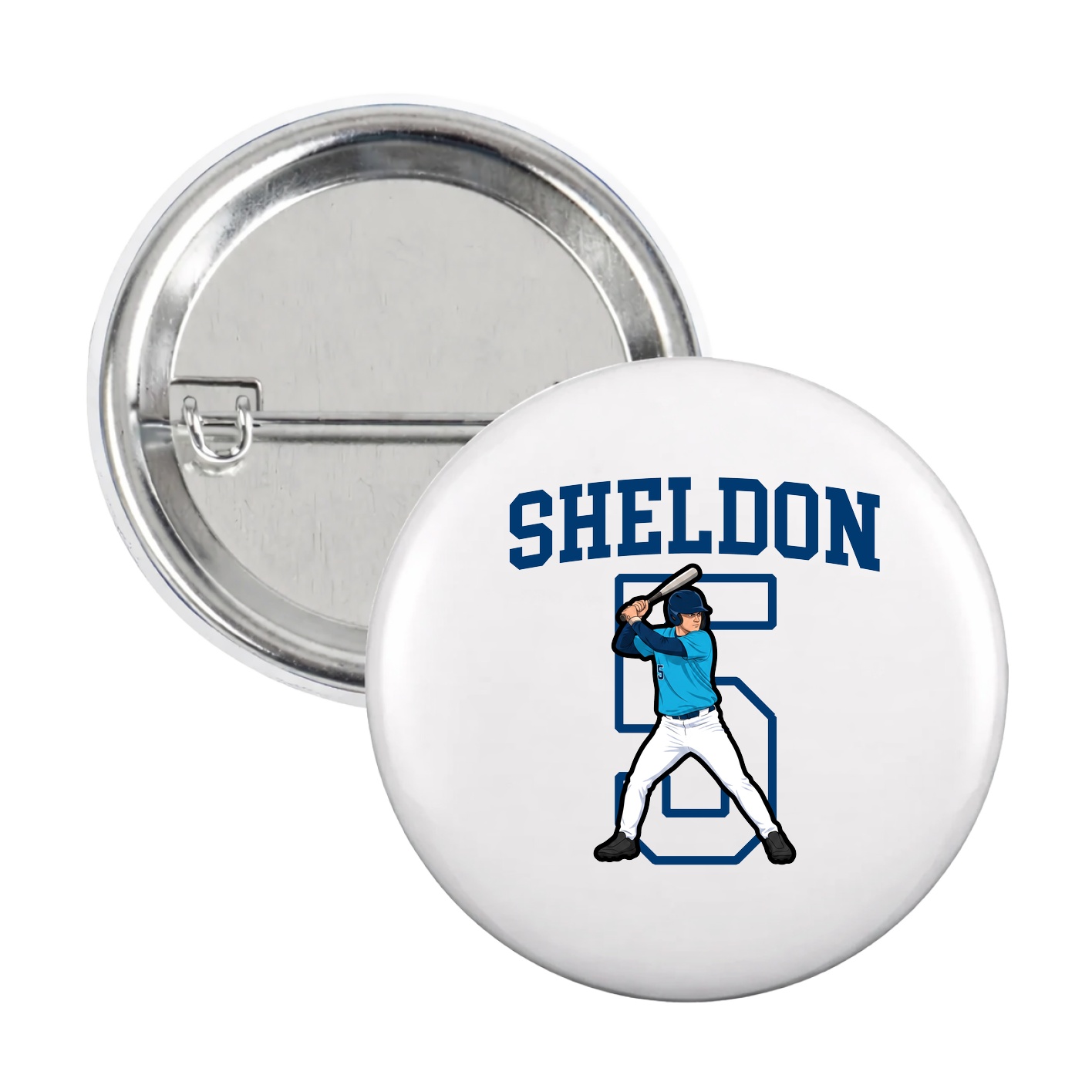 Game Day Button — Shirsey in White