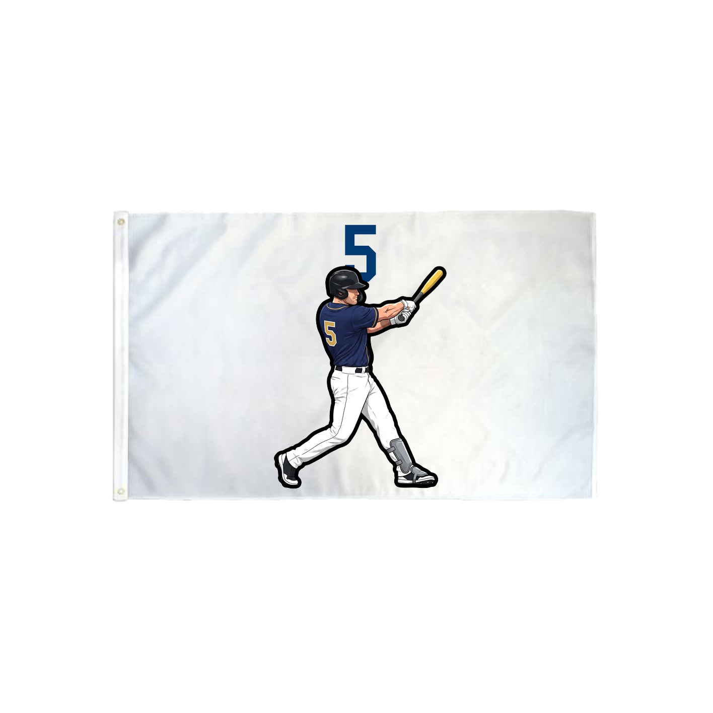 3x5 Flag — Number Top in Classic