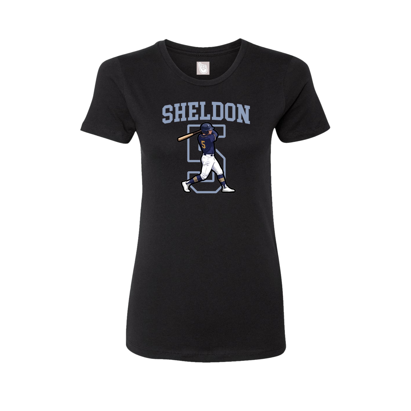 Fitted Women's Tee — Shirsey in Black