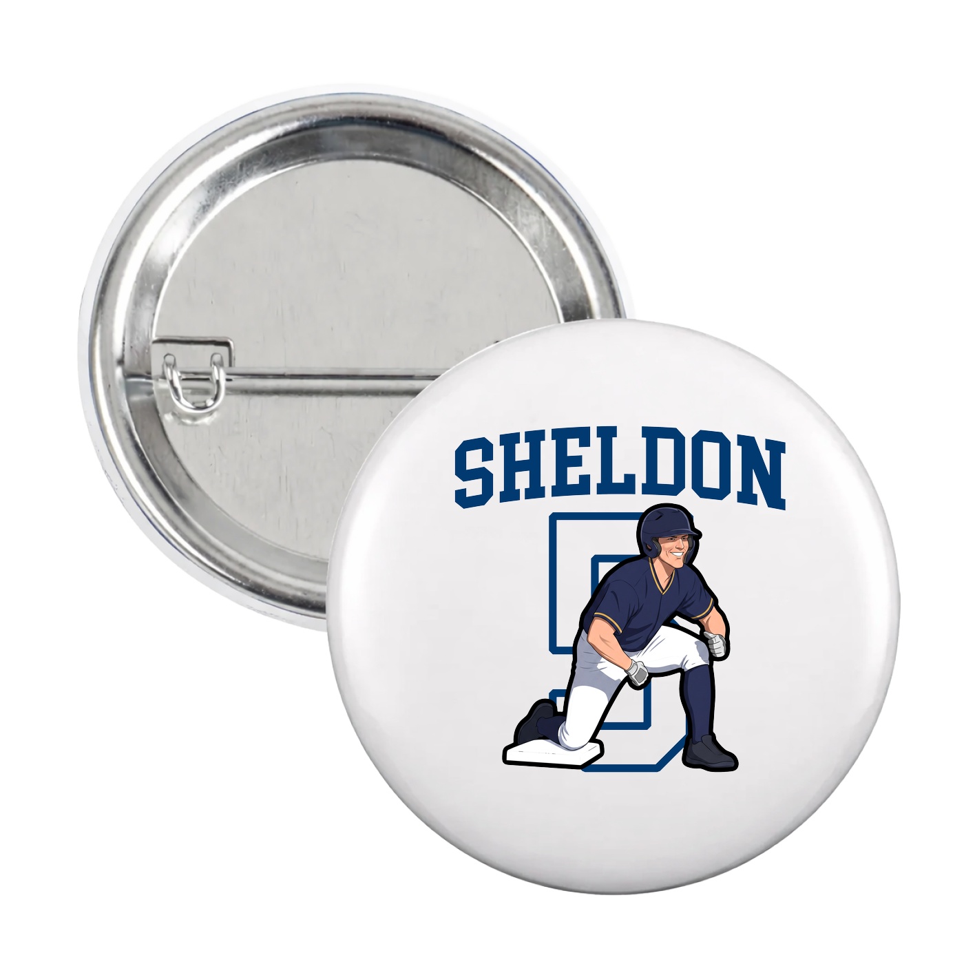 Game Day Button — Shirsey in White