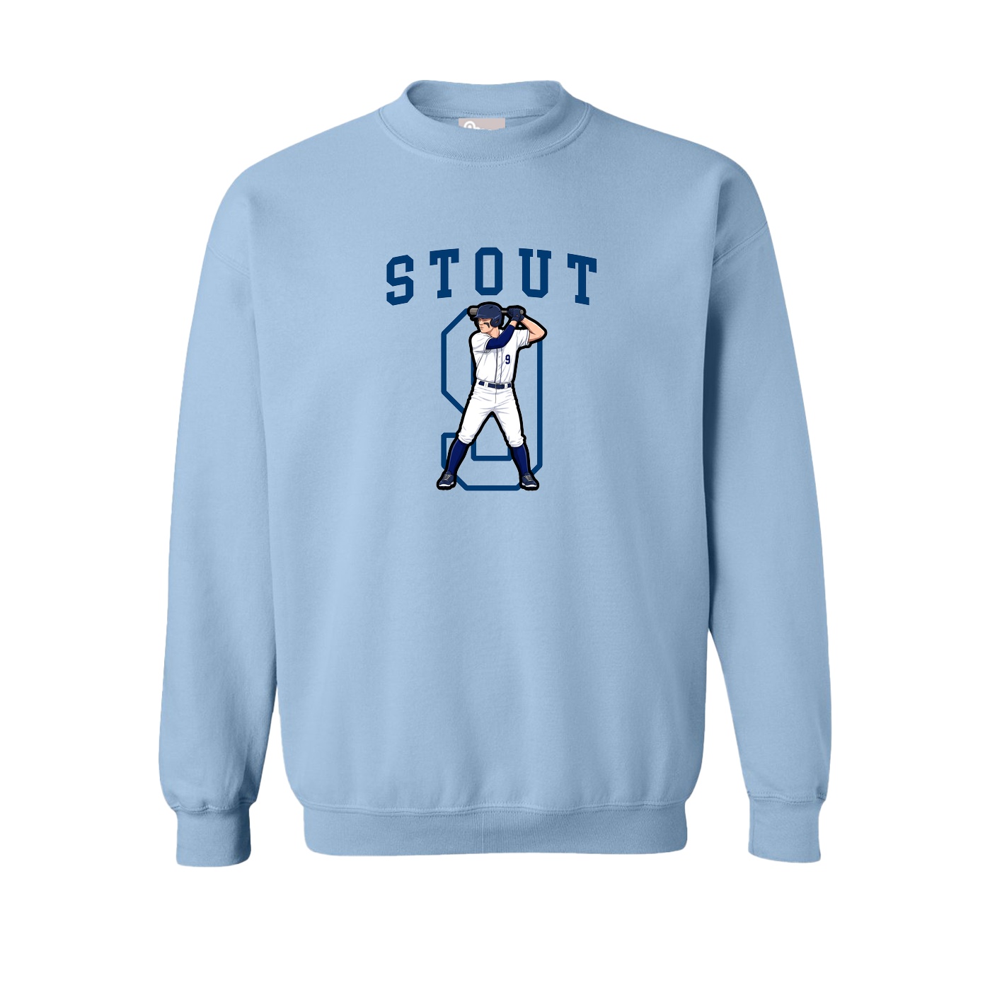 Fleece Crew — Shirsey in Light Blue