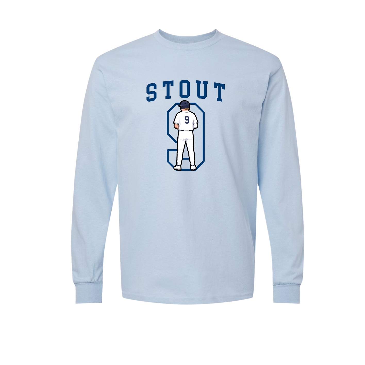 Long Sleeve Tee — Shirsey in Light Blue