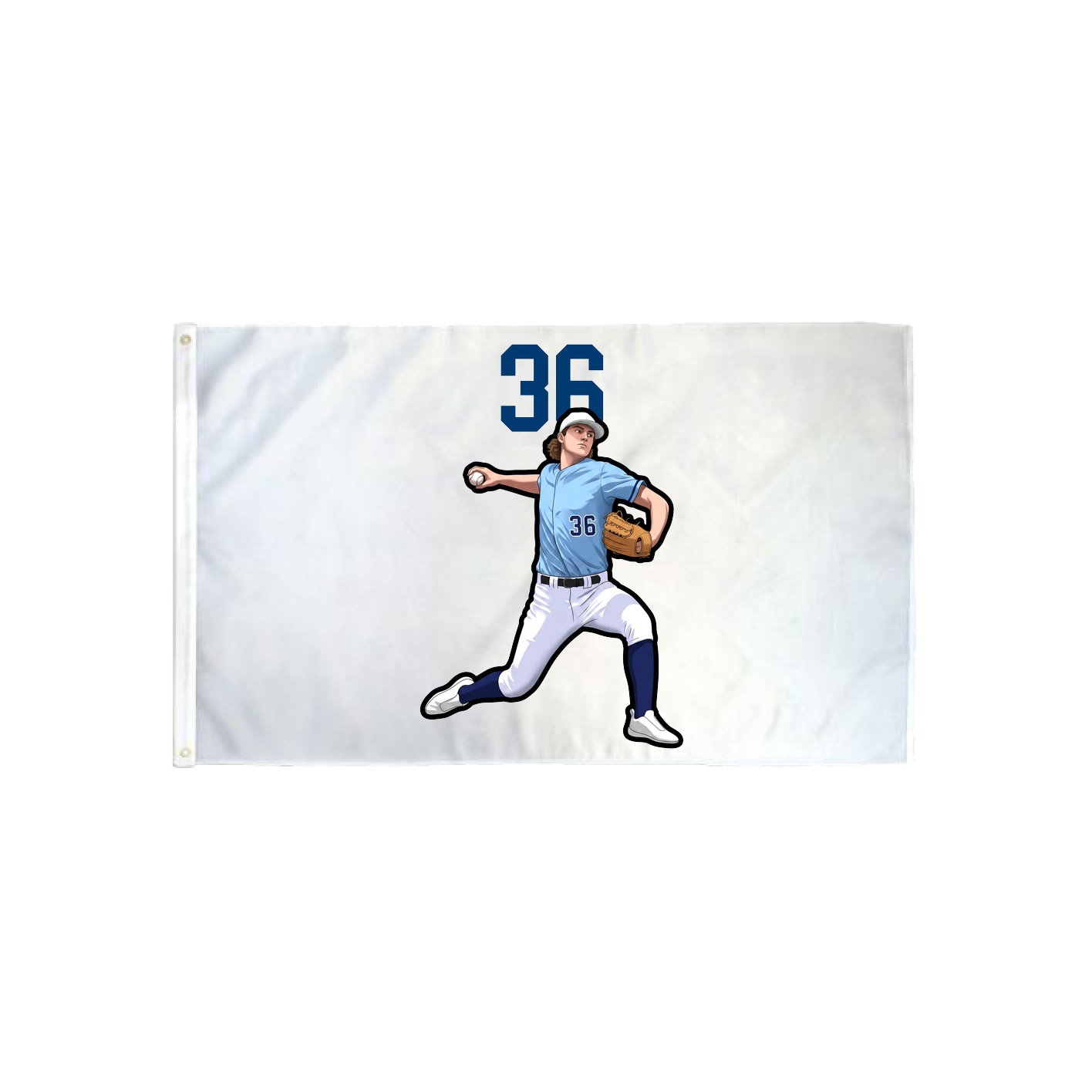 3x5 Flag — Number Top in Classic