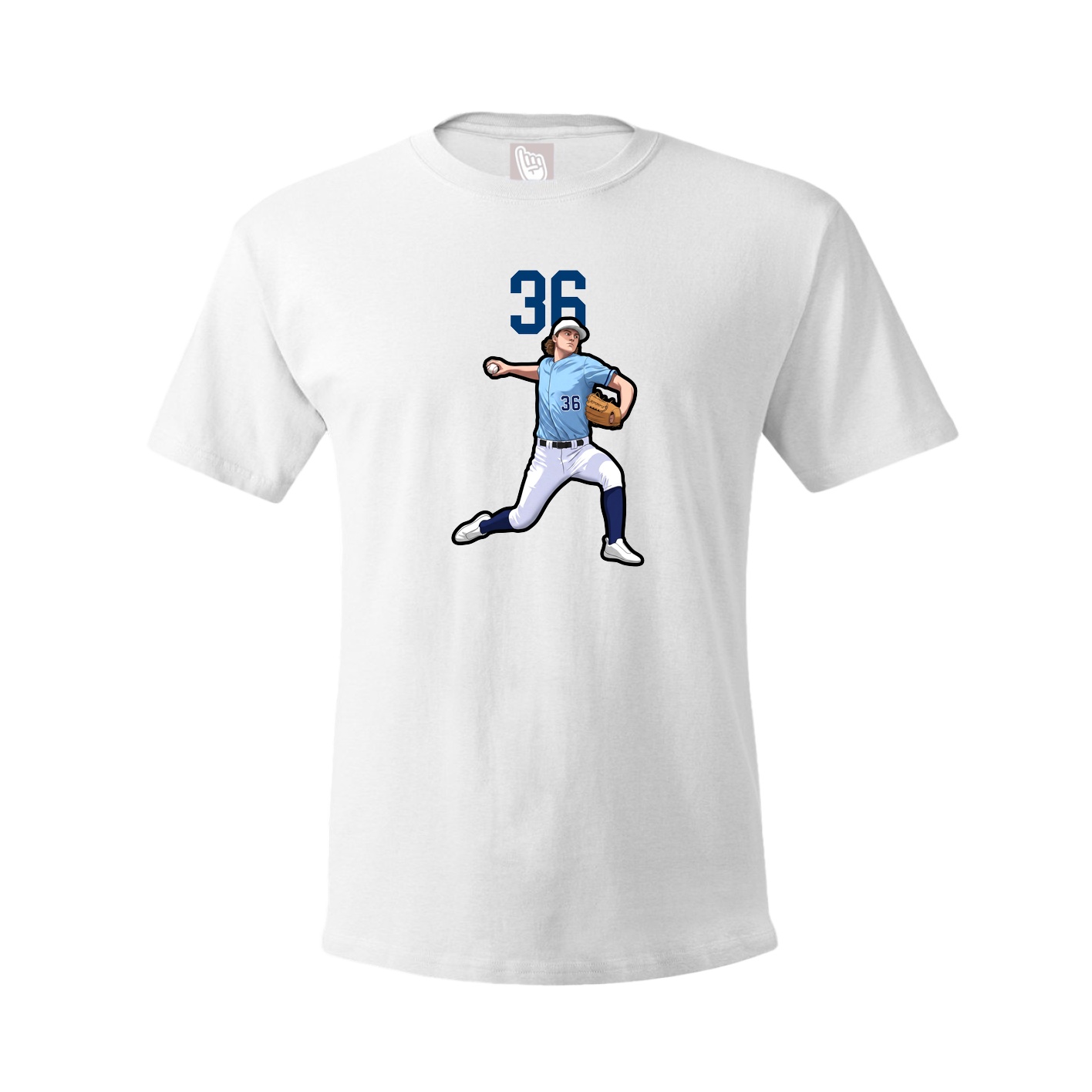 Tee — Number Top in White