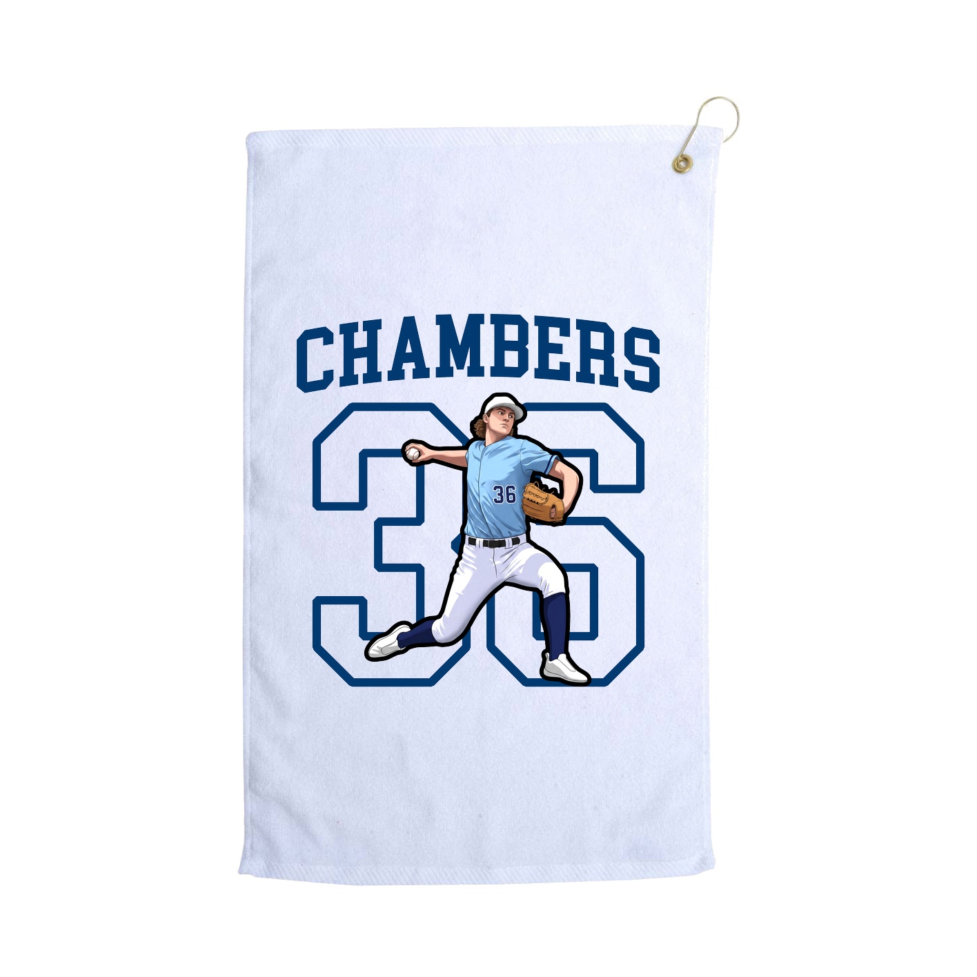 Golf Towel — Shirsey in White