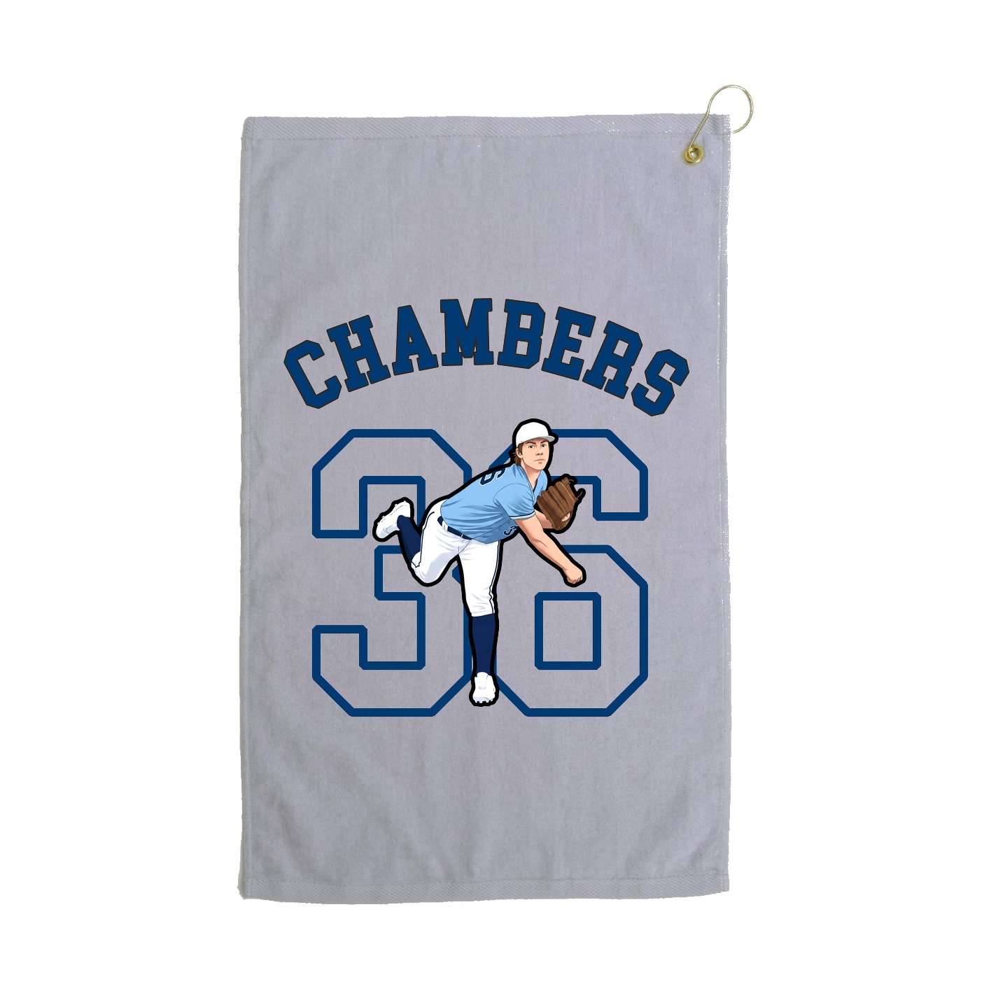 Golf Towel — Shirsey Arch in Grey