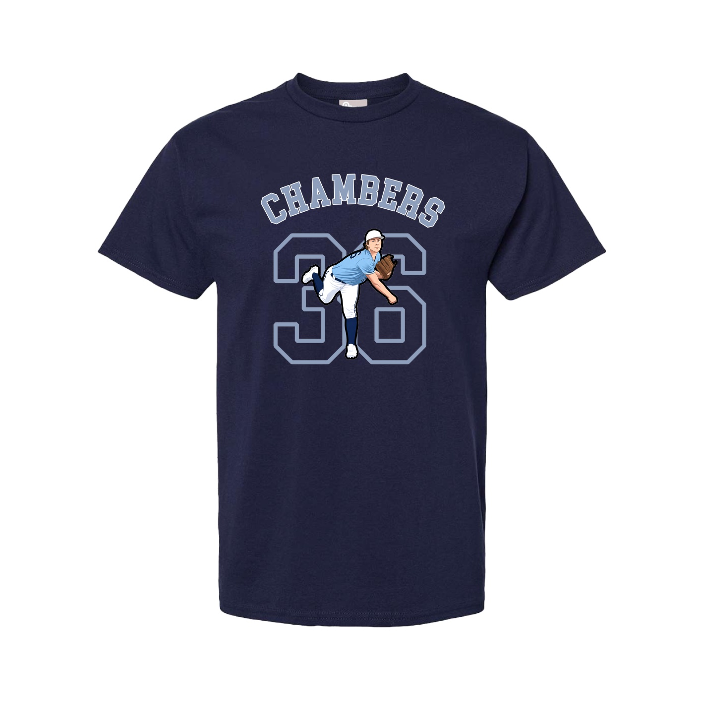 Youth Tee — Shirsey Arch in Navy