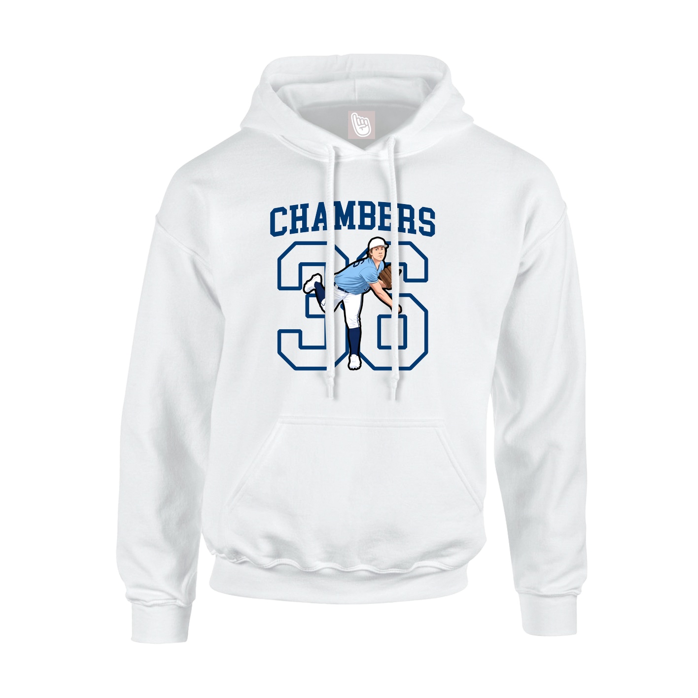 Hoodie — Shirsey in White