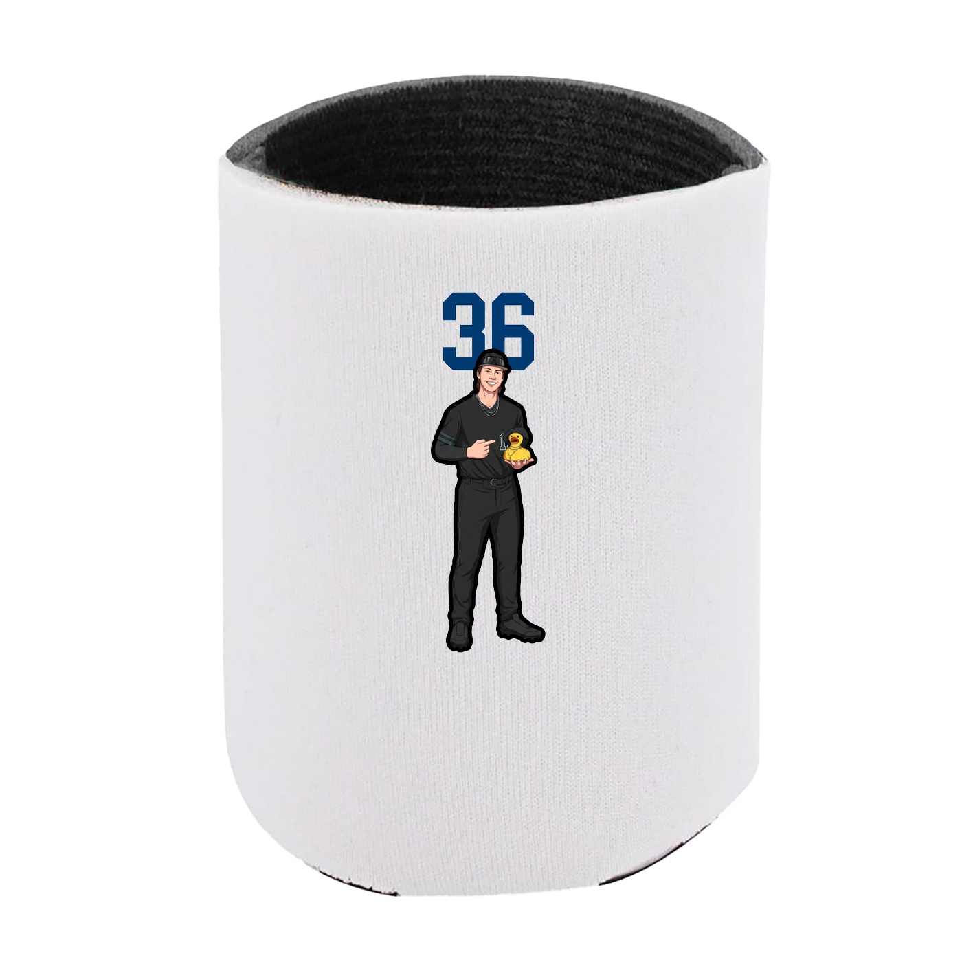 Can Holder — Number Top in White