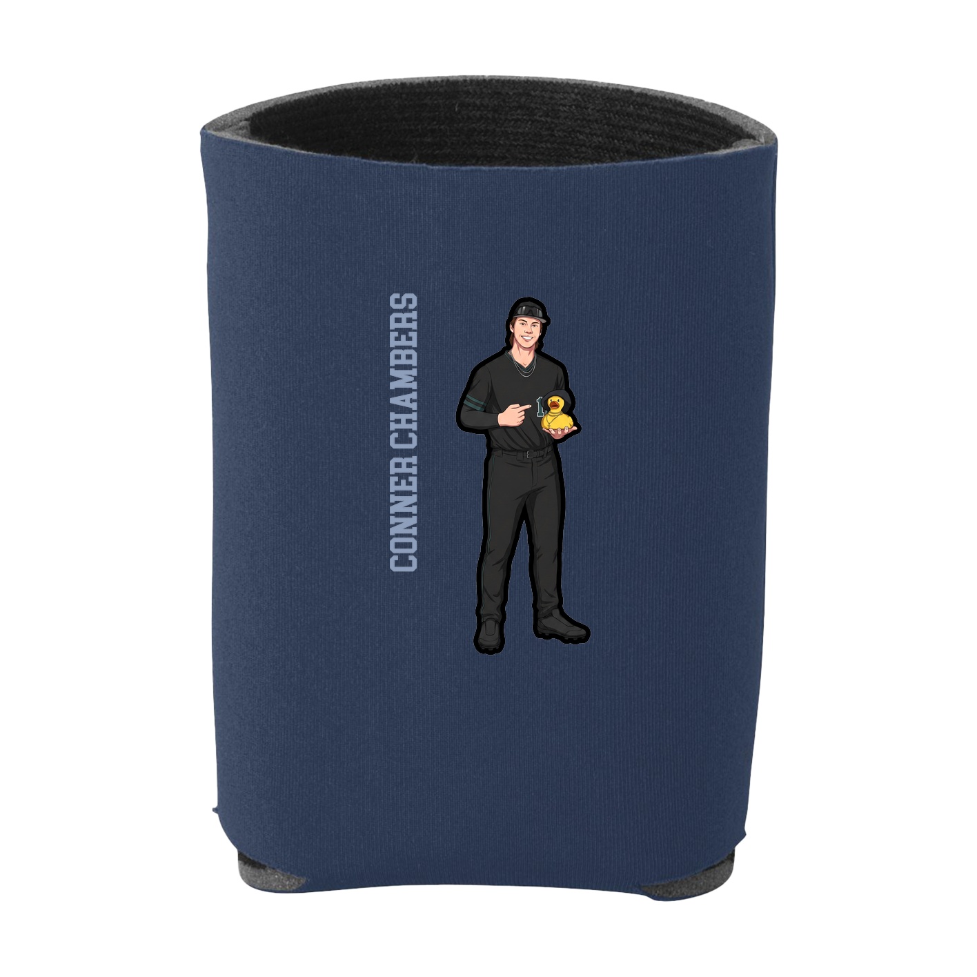 Can Holder — Name Vertical in Navy