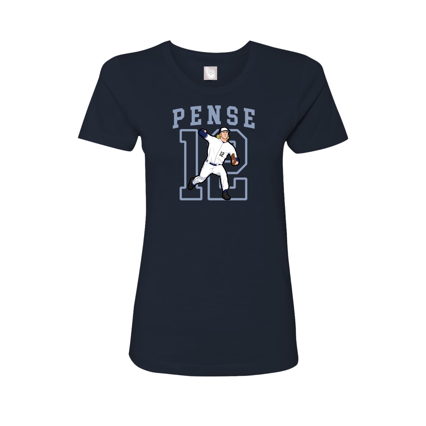 Fitted Women's Tee — Shirsey in Navy