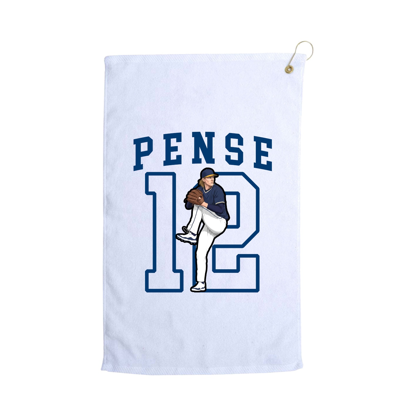 Golf Towel — Shirsey in White