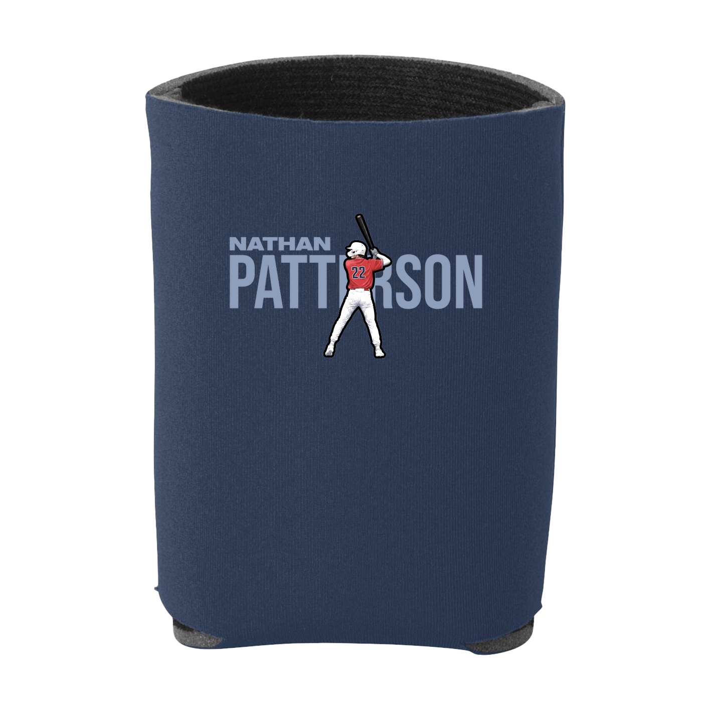 Can Holder — Player Name in Navy