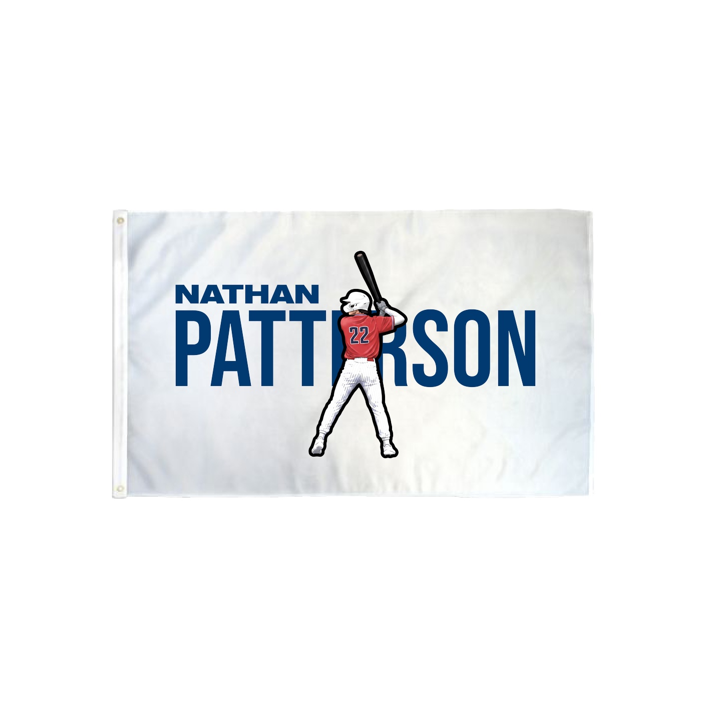3x5 Flag — Player Name in Classic