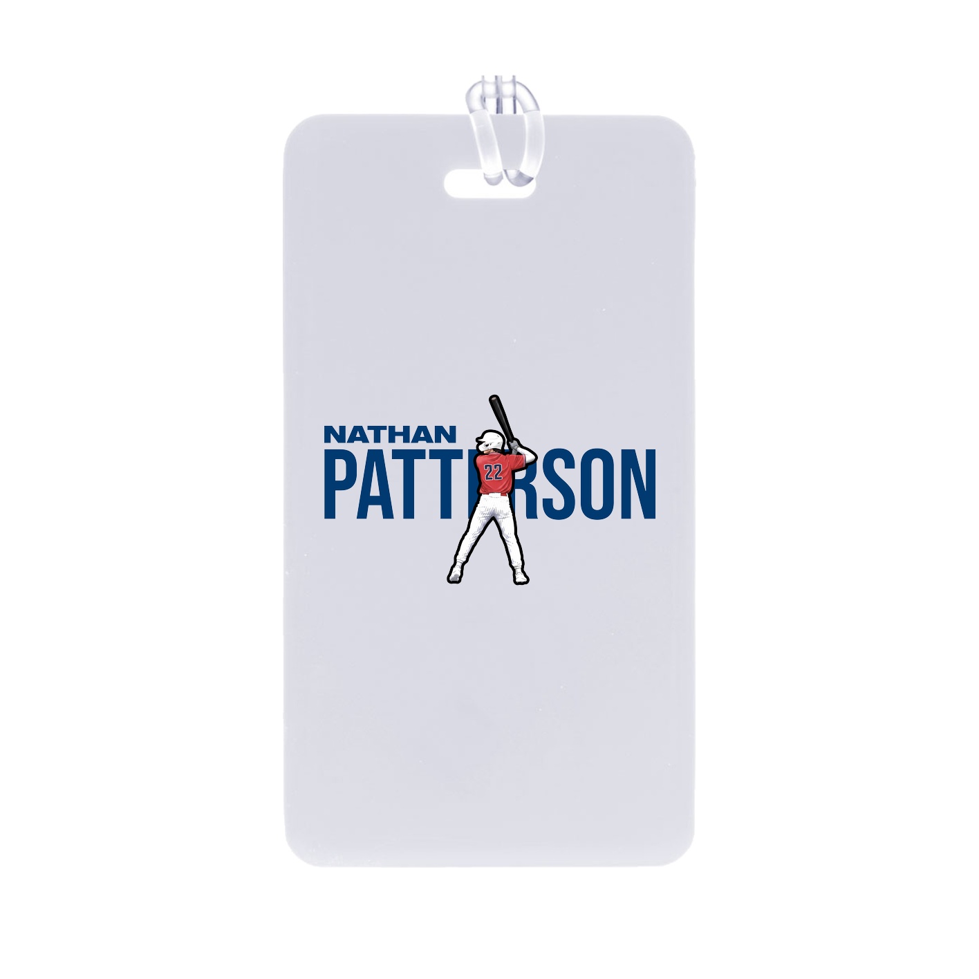 Bag Tag — Player Name in Classic