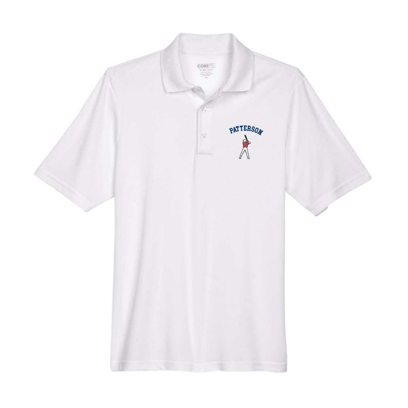 Performance Polo — Shirsey Arch in White