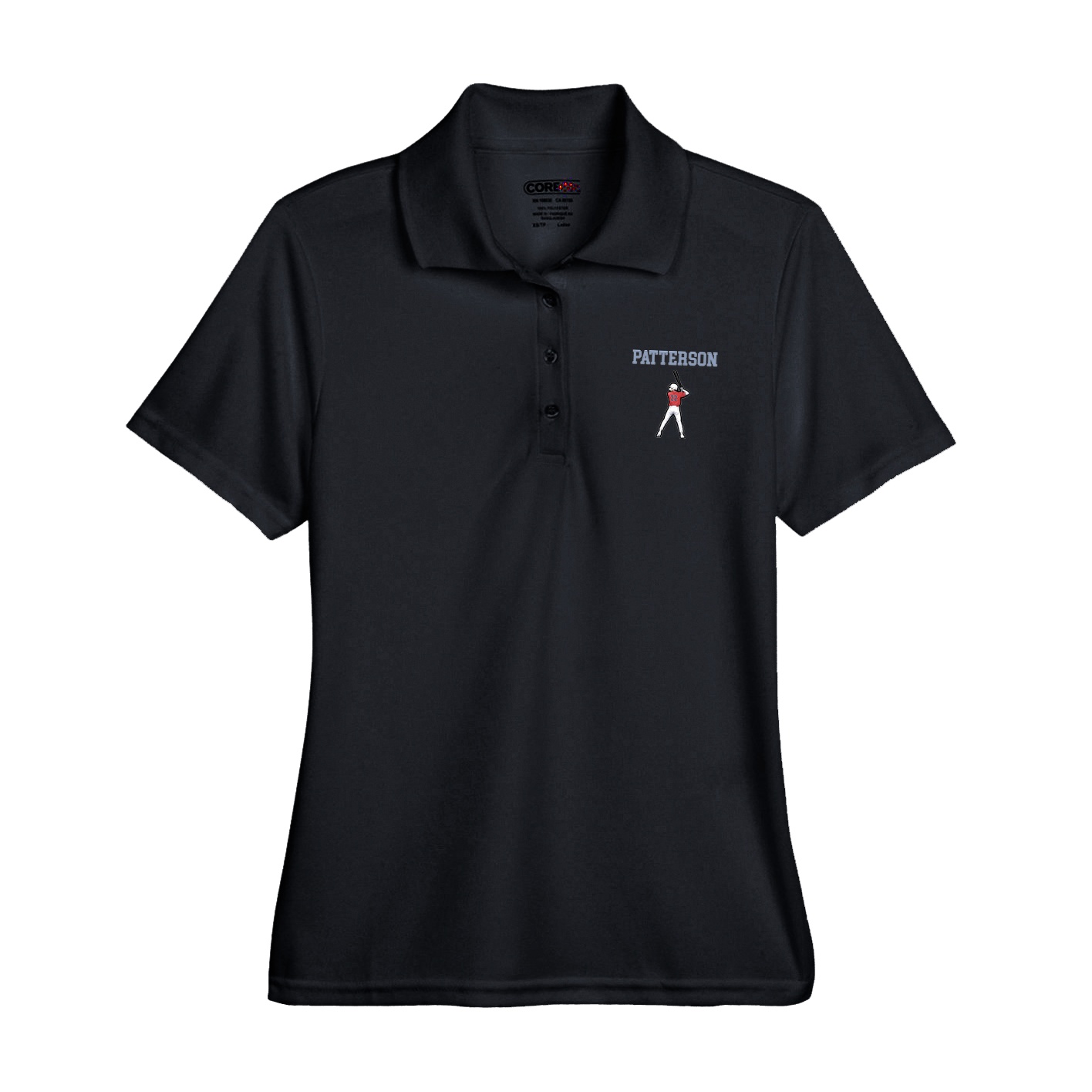 Womens Performance Polo — Shirsey in Black
