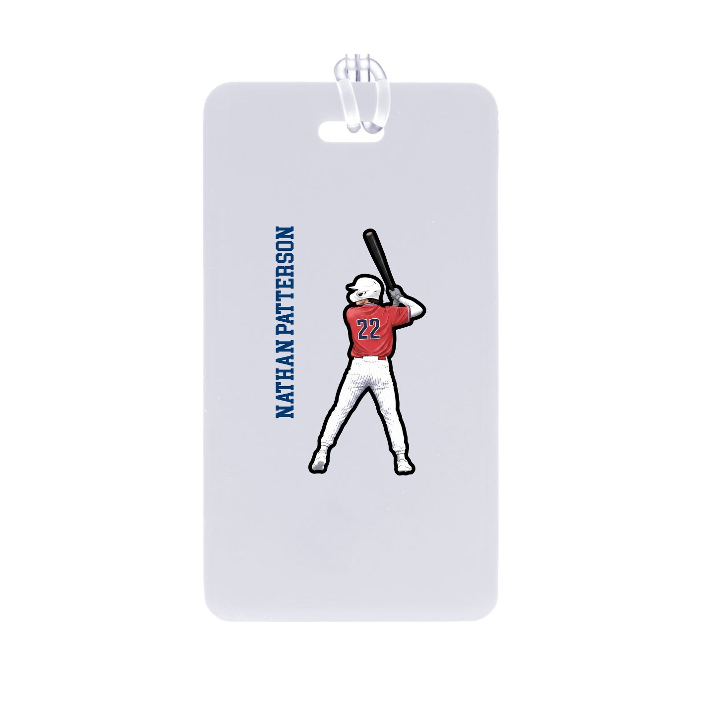 Bag Tag — Name Vertical in Classic