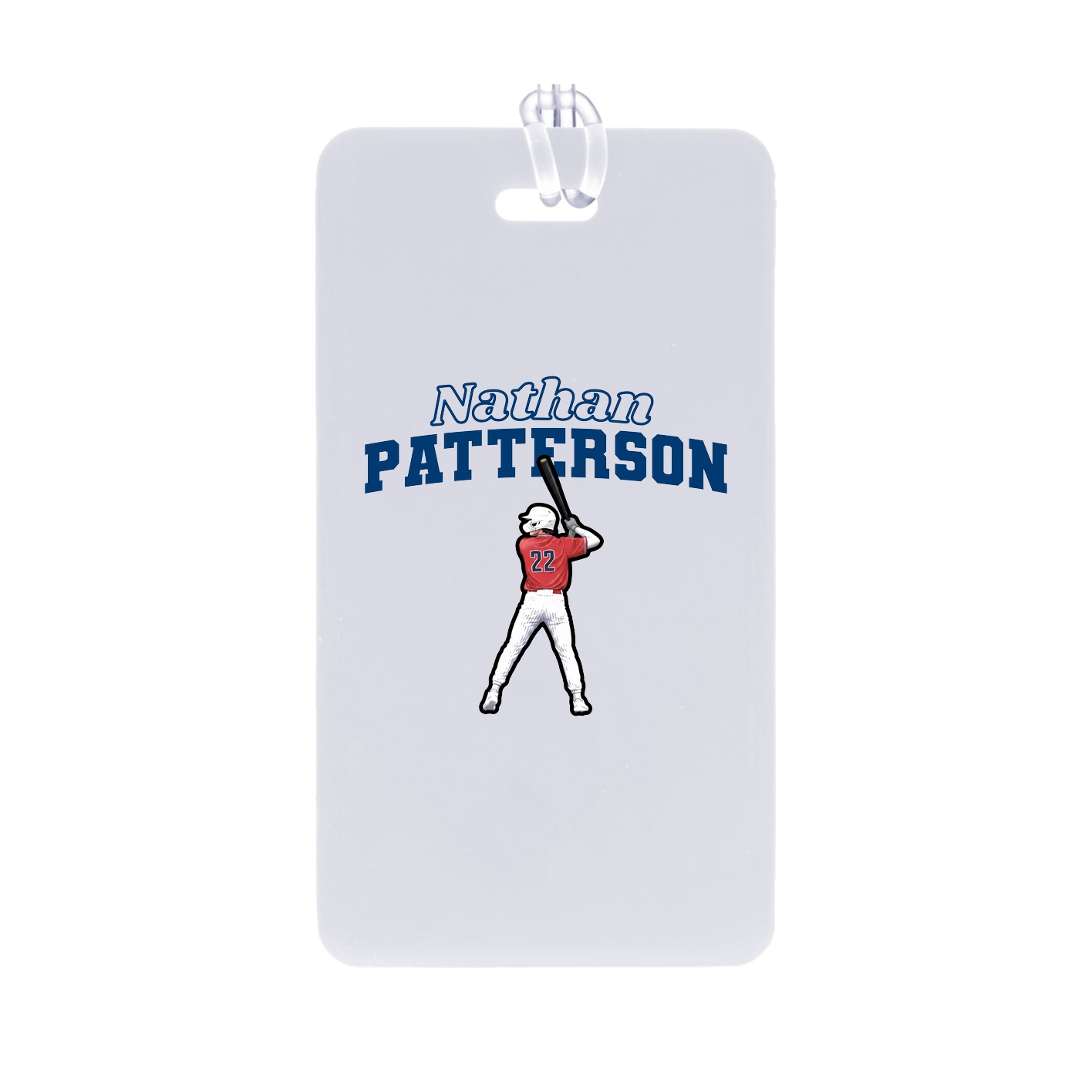 Bag Tag — Name Arch in Classic
