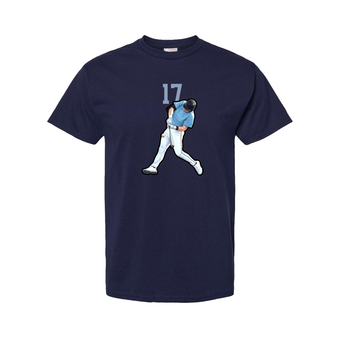Youth Tee — Number Top in Navy