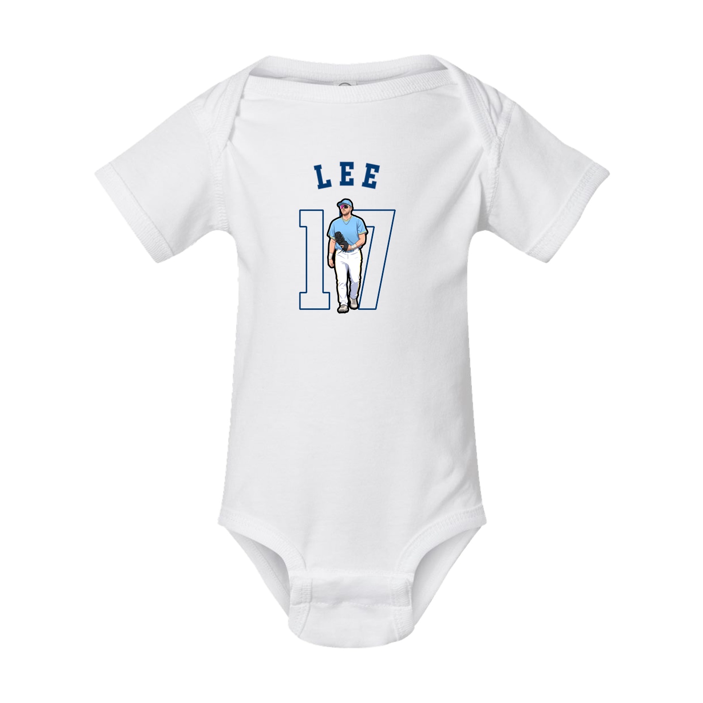 Baby Onesie — Shirsey Arch in White