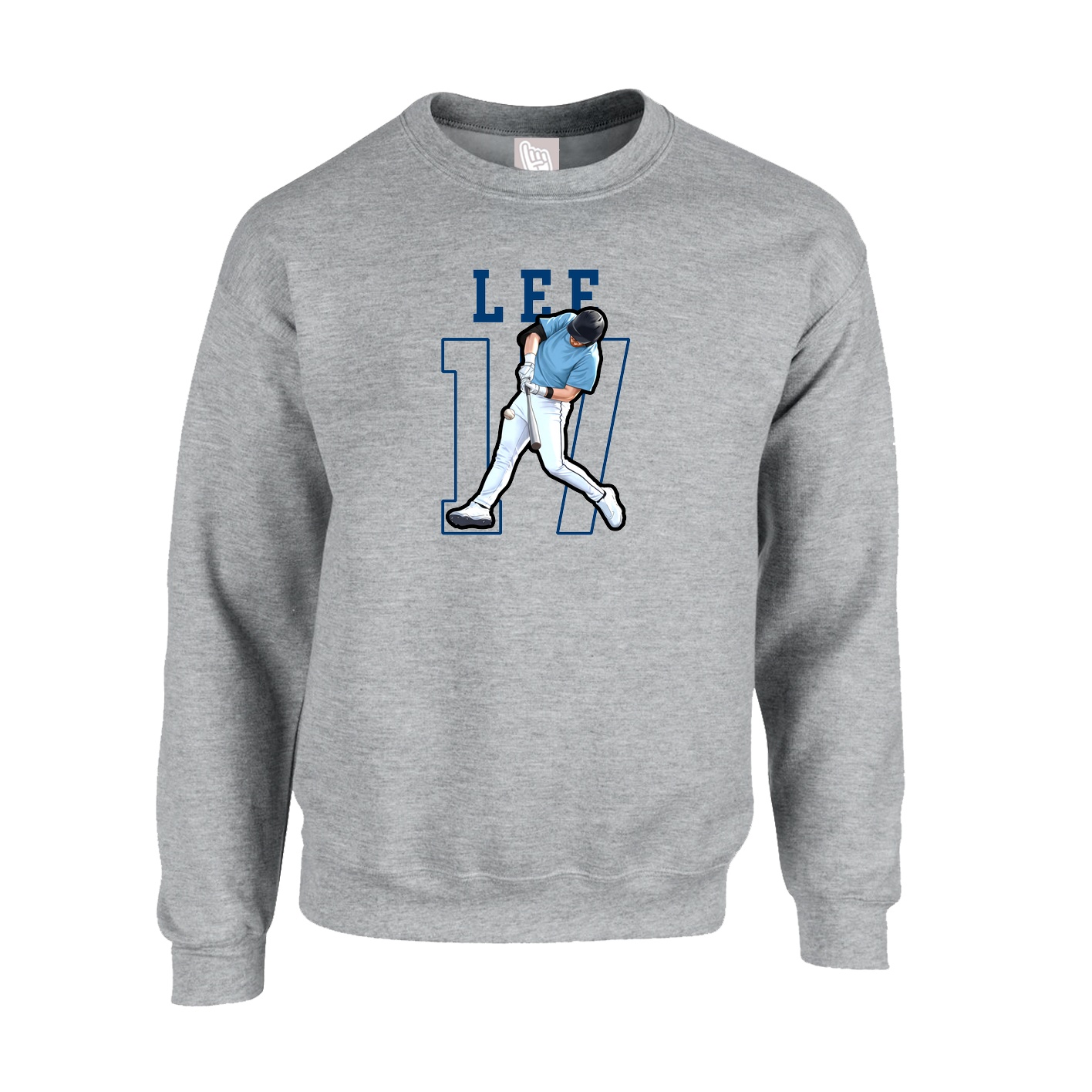 Fleece Crew — Shirsey in Grey
