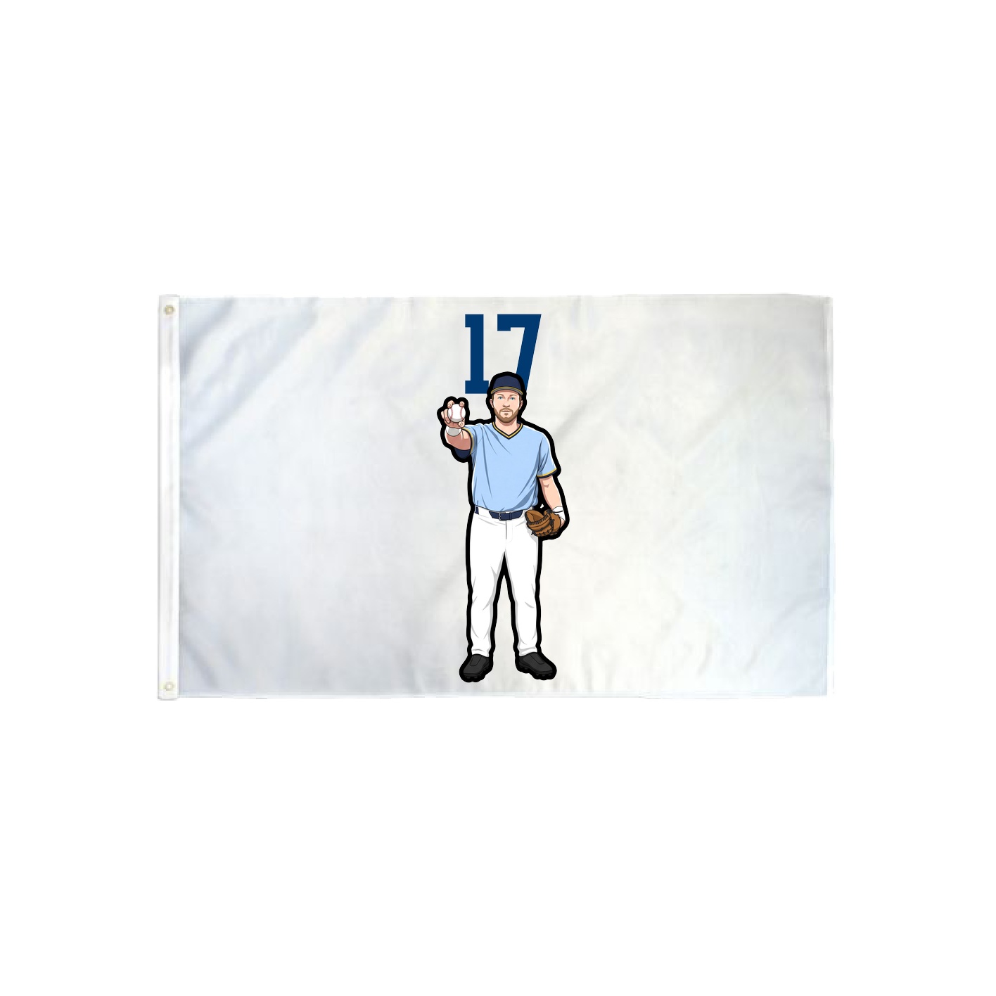 3x5 Flag — Number Top in Classic