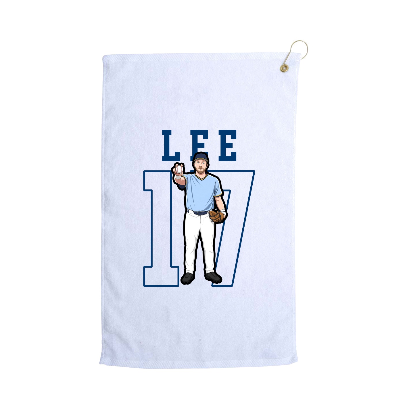 Golf Towel — Shirsey in White