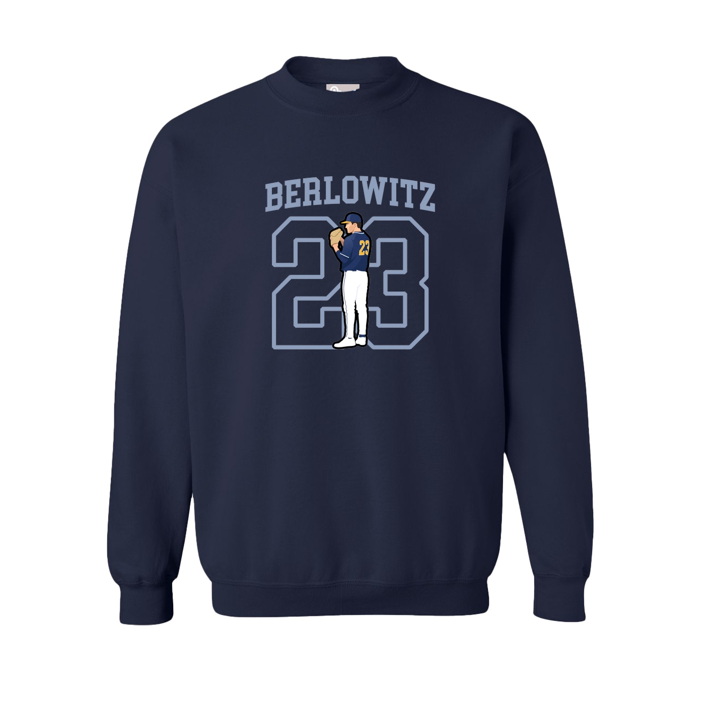 Fleece Crew — Shirsey in Navy