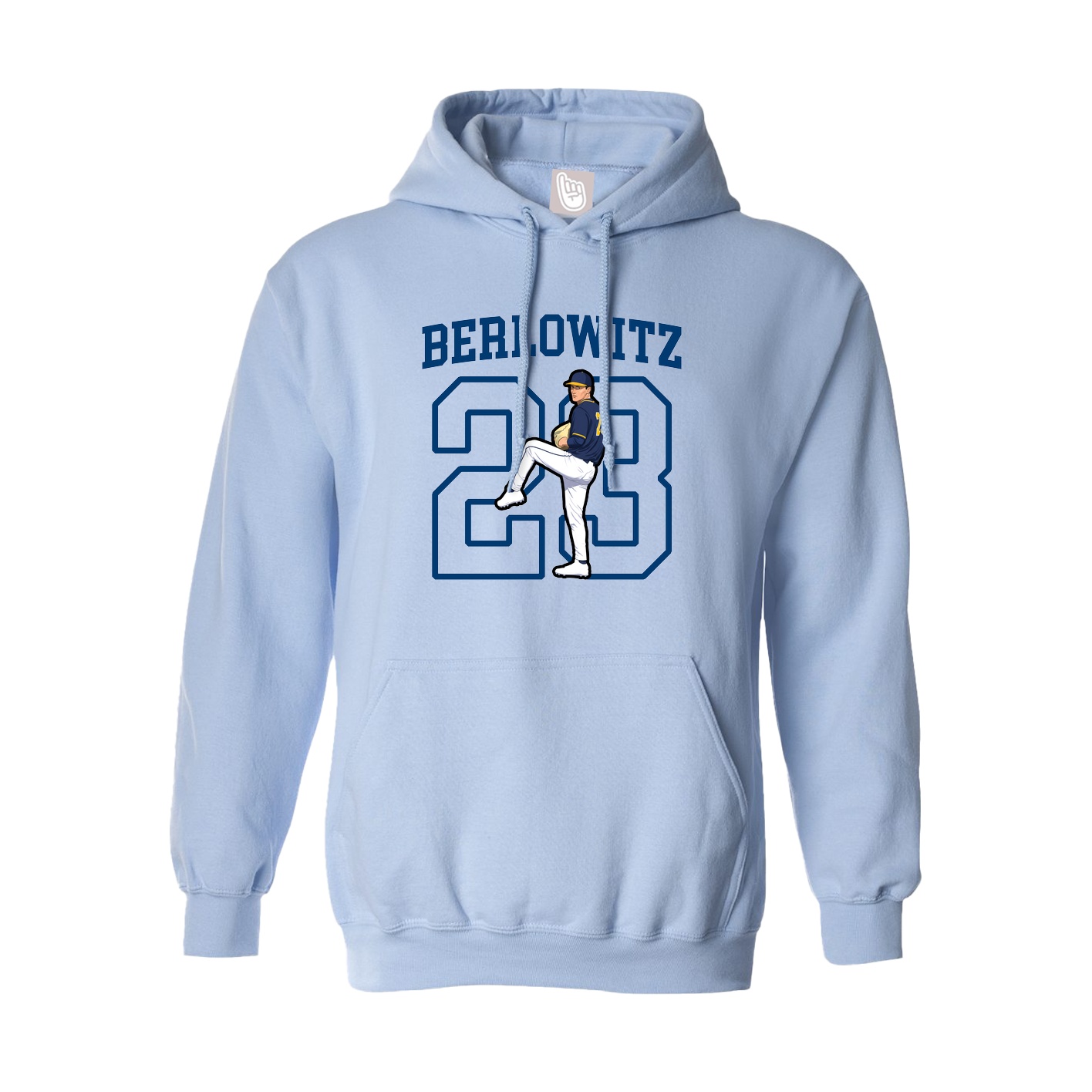 Hoodie — Shirsey in Light Blue