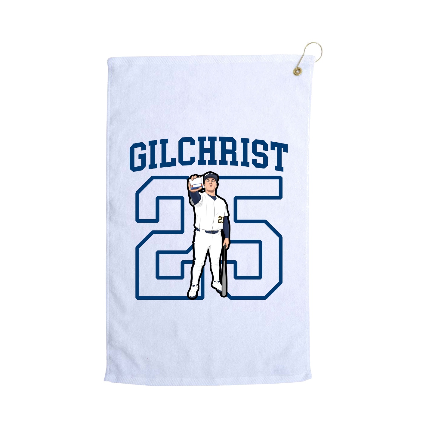 Golf Towel — Shirsey in White