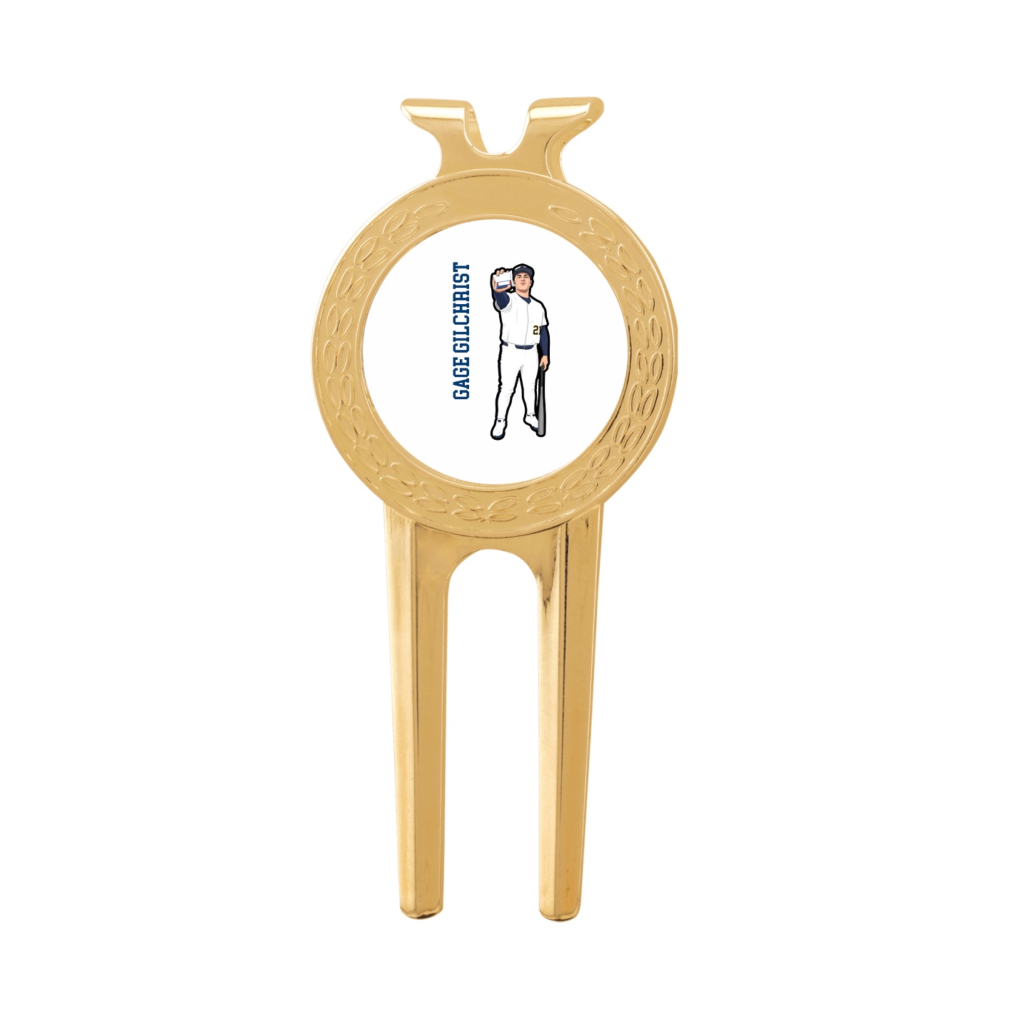 Divot Tool with Ball Marker — Name Vertical in Classic