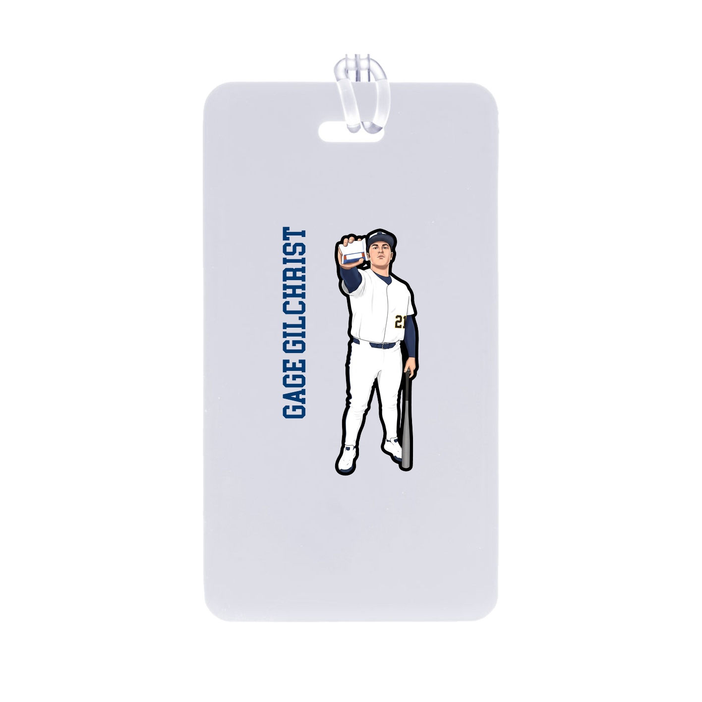 Bag Tag — Name Vertical in Classic