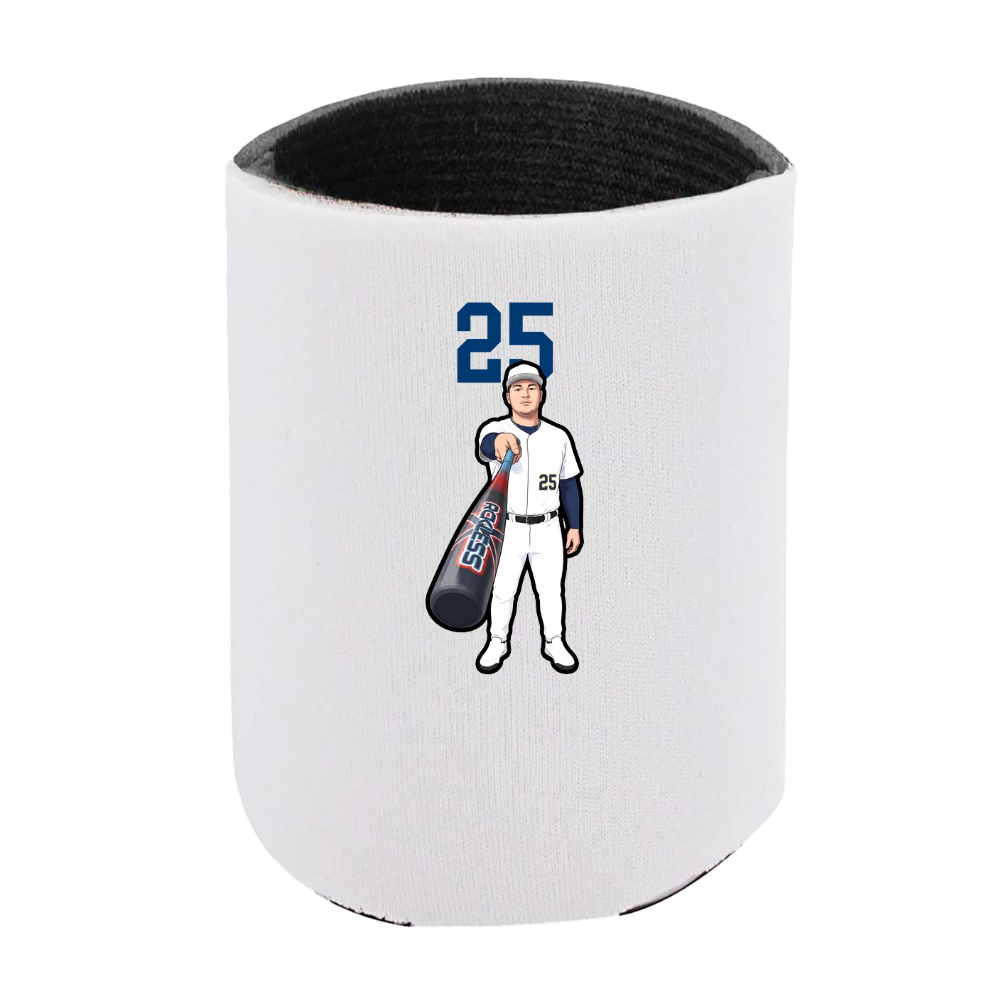 Can Holder — Number Top in White