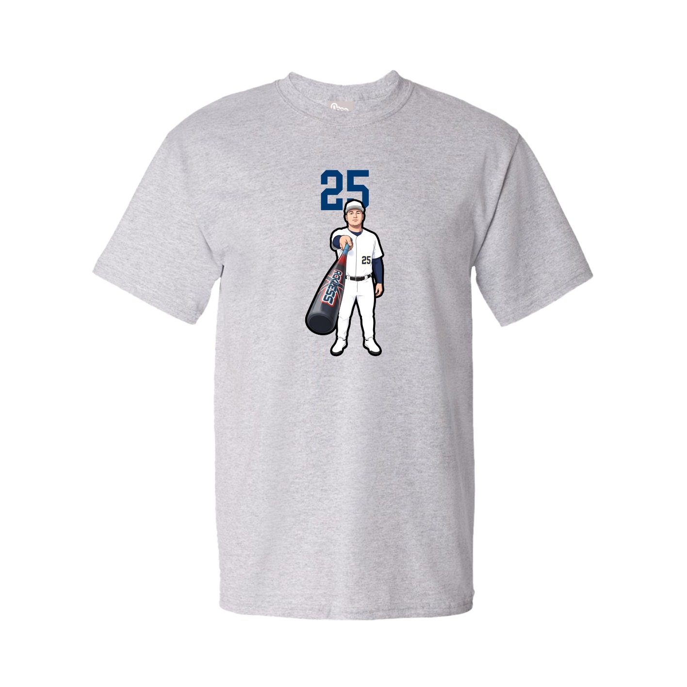 Tee — Number Top in Grey